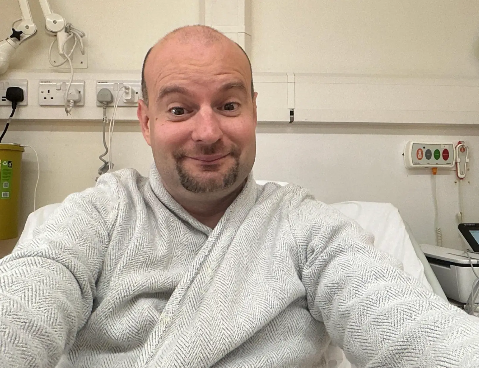 Daniel Cullinane says he feels 'a lot healthier' after the treatment (St Barts)