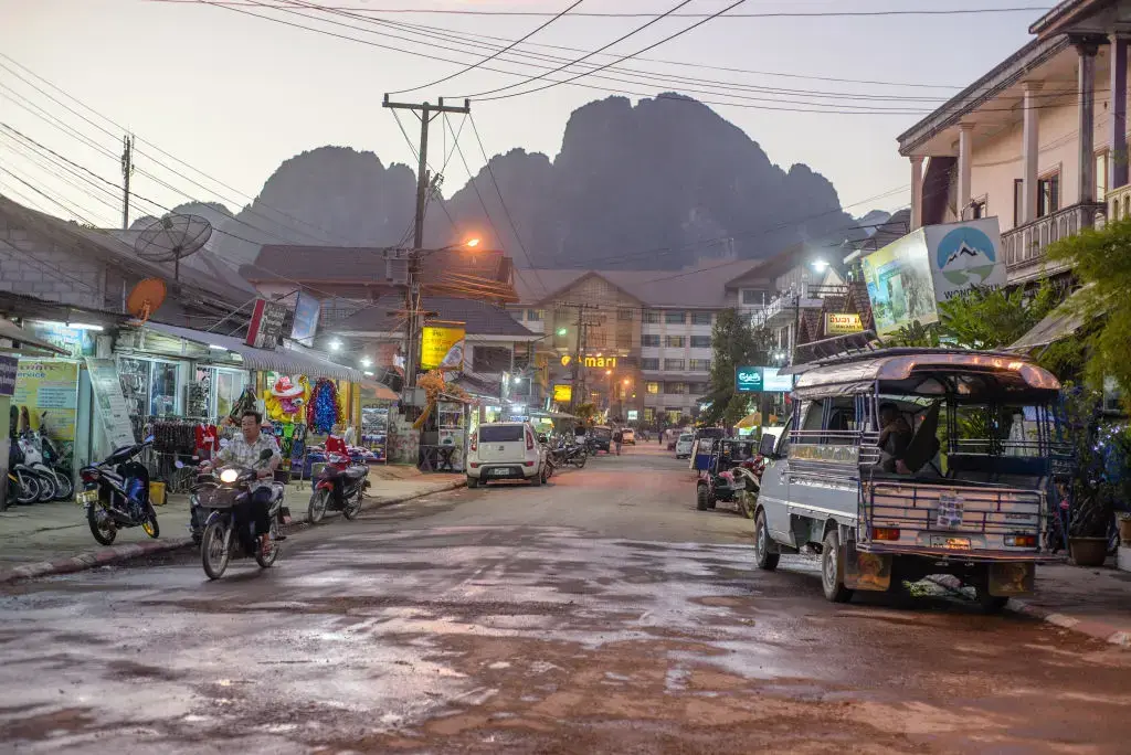 The suspected poisonings took place in the town of Vang Vieng (Oleksandr Rupeta/NurPhoto via Getty Images)