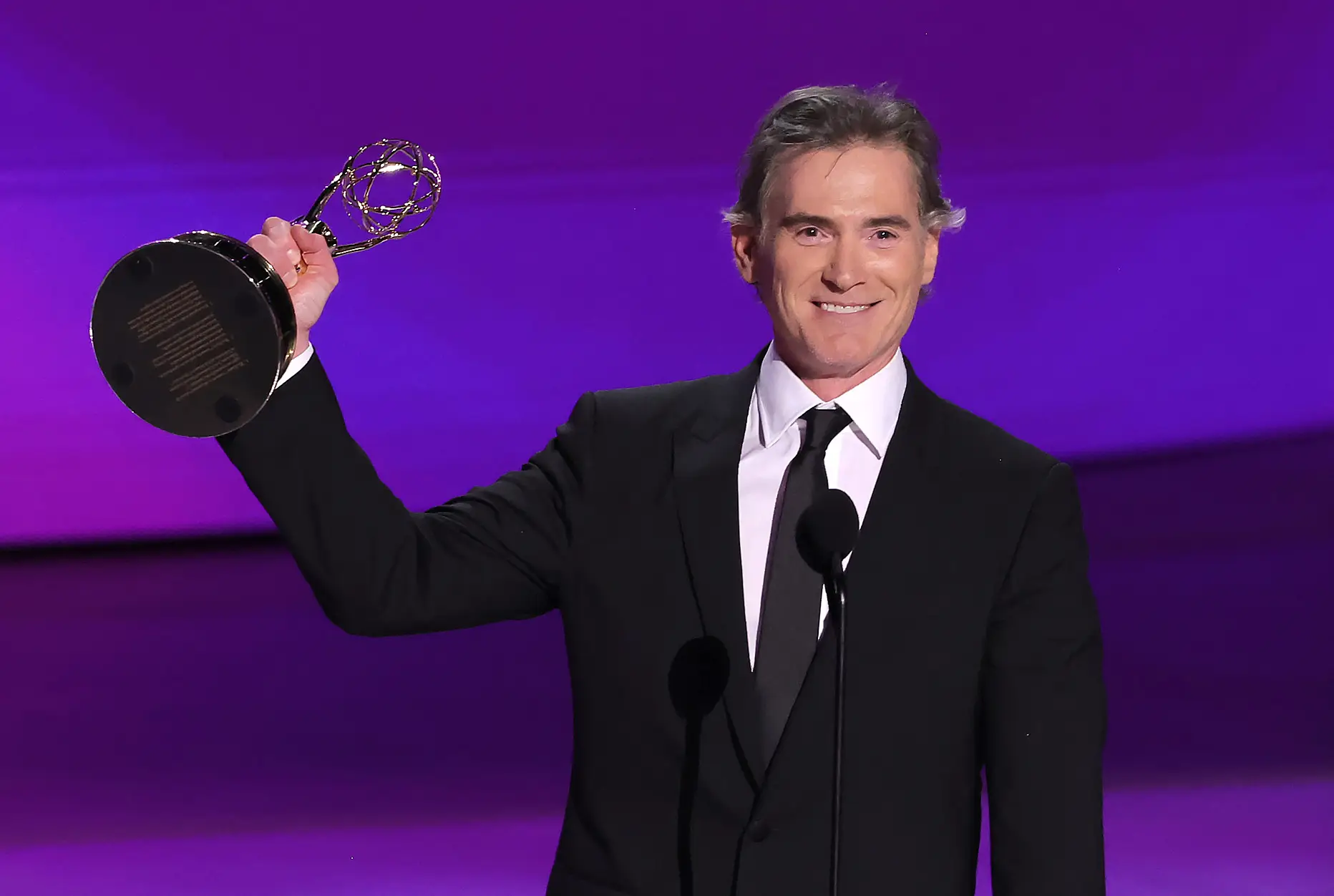 Crudup with an Emmy for his role in The Morning Show (Kevin Winter/Getty Images)