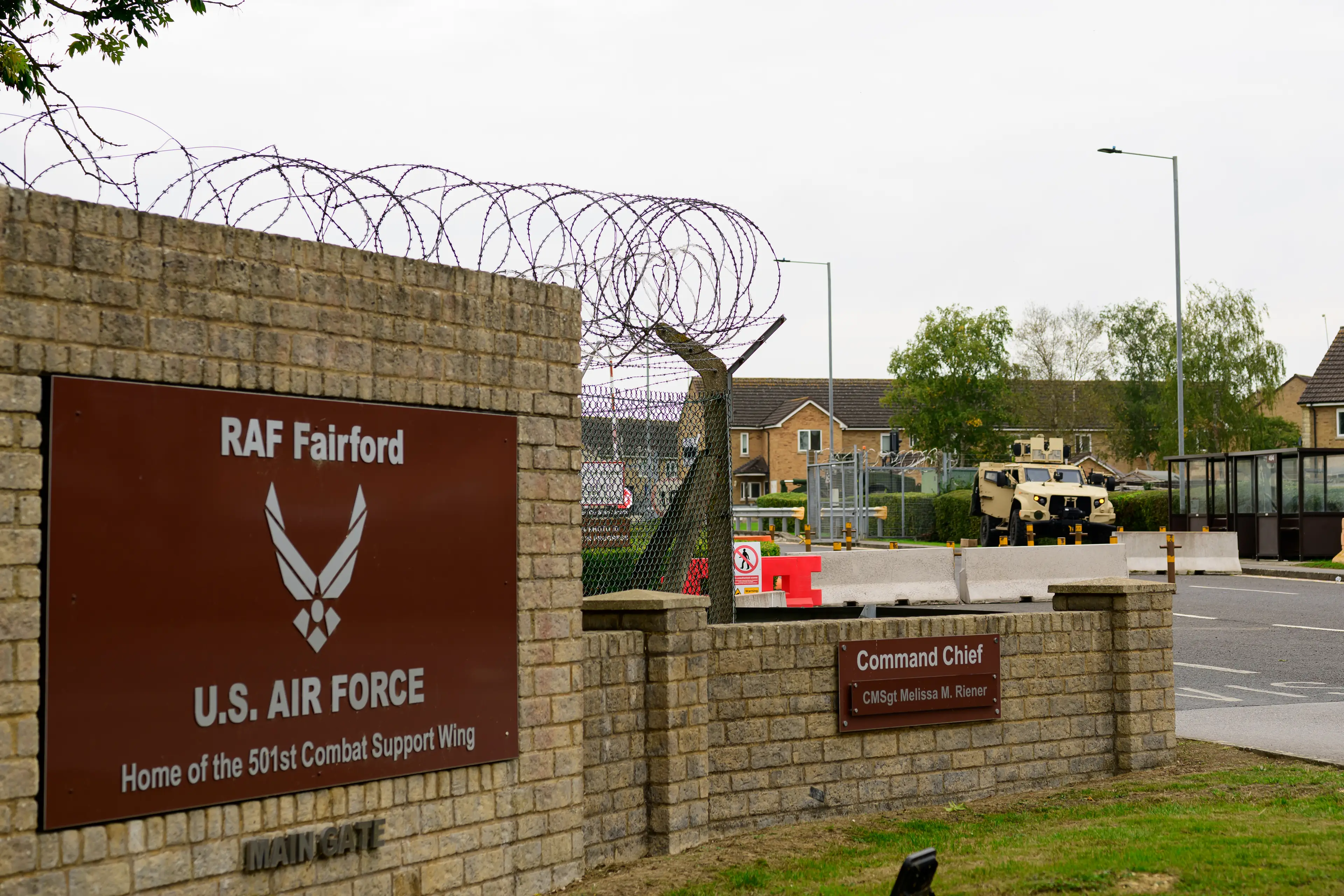 A major incident was declared near RAF Fairford (David Bown/Getty Images)