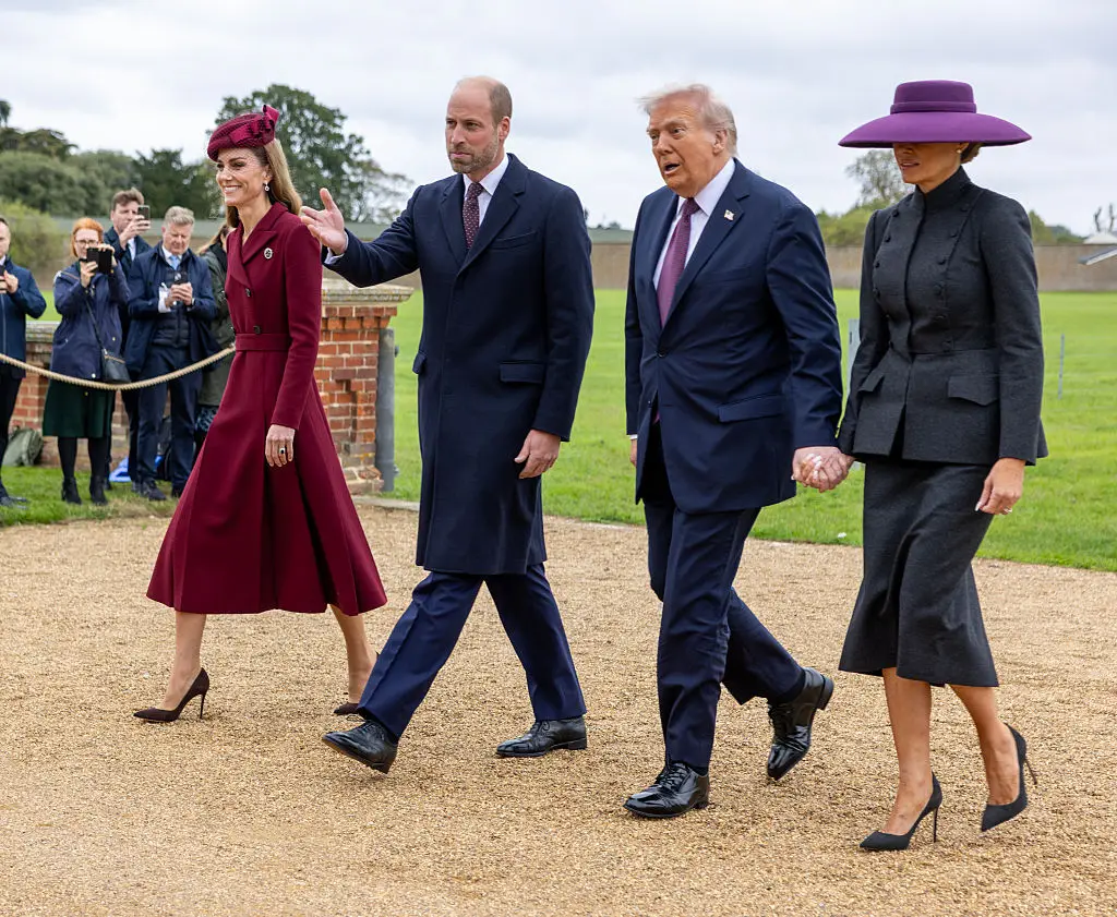 Donald Trump and First Lady Melania have been spending the day with the royal family (Ian Vogler - WPA Pool/Getty Images)