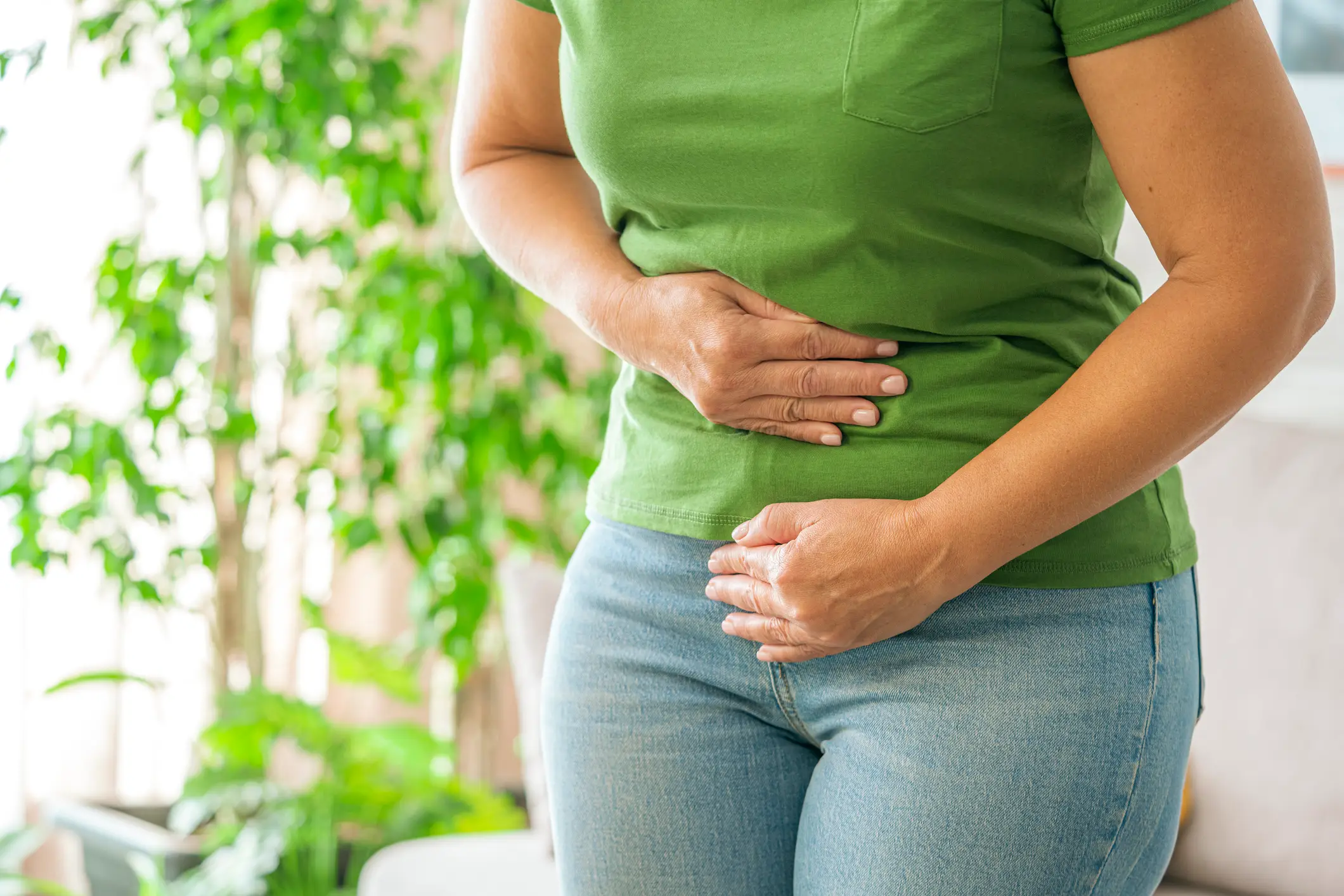 Tummy pain can be a sign (Getty Stock Image)