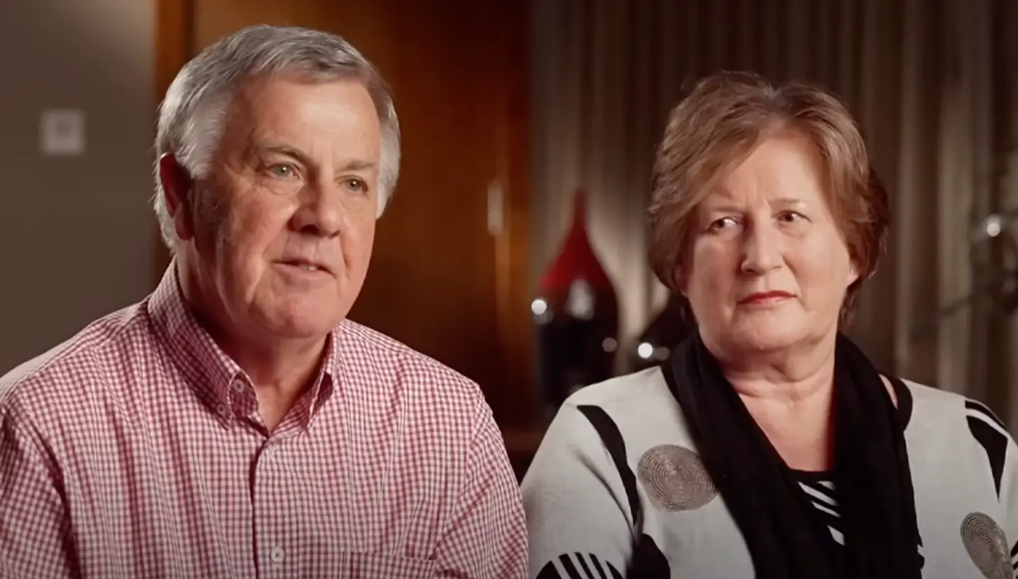 Steven and Judith Metcalfe admitted they were terrified onboard the Viking Sky (7News)