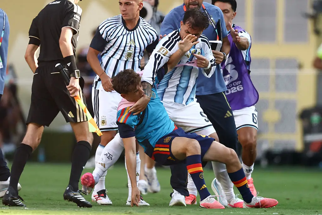 In the letter, Infantino praised the Argentine side's 'professionalism' (CHARLY TRIBALLEAU / AFP via Getty Images)