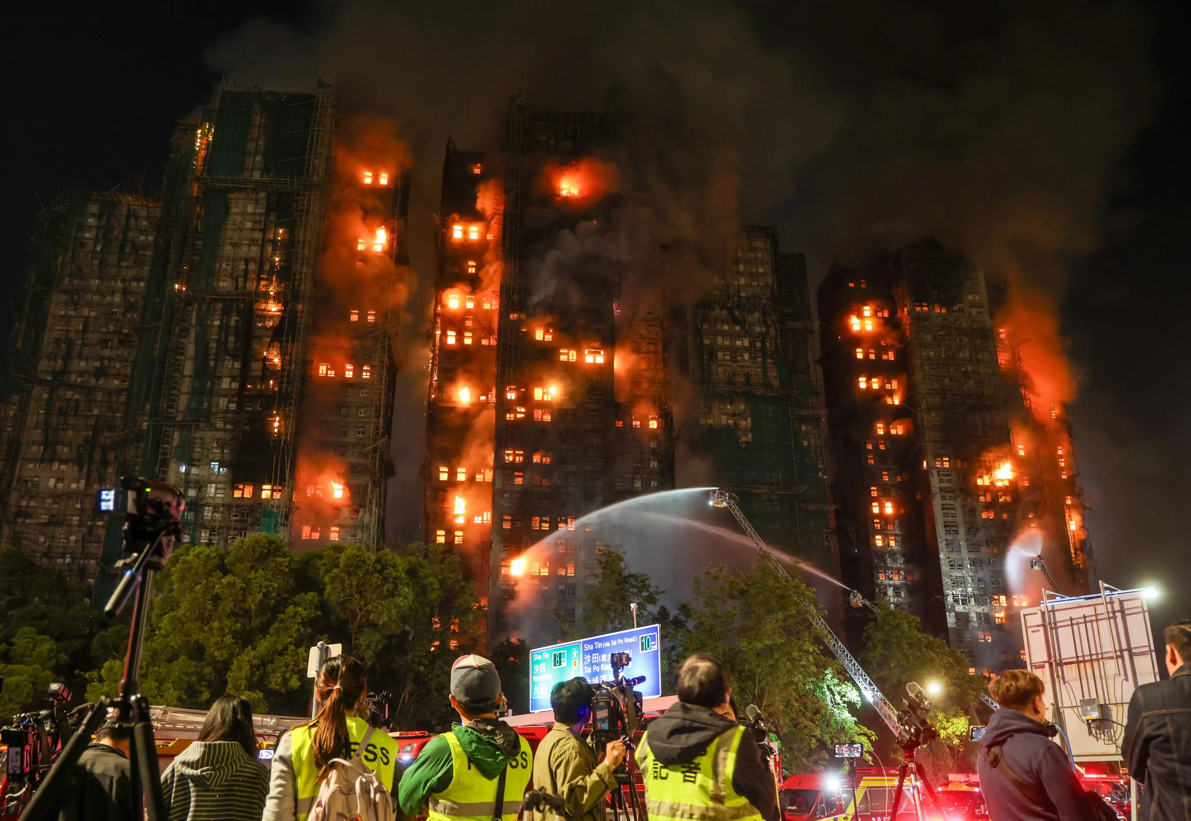 55 people have so far been confirmed dead (Yik Yeung-man/Bloomberg via Getty Images)