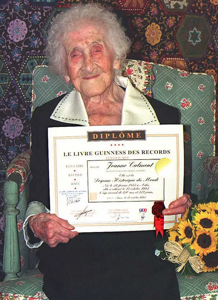 Anyone looking to beat Jeanne Calment's 122 years and 164 day record might want to look at their stress levels  (GEORGES GOBET/AFP via Getty Images)