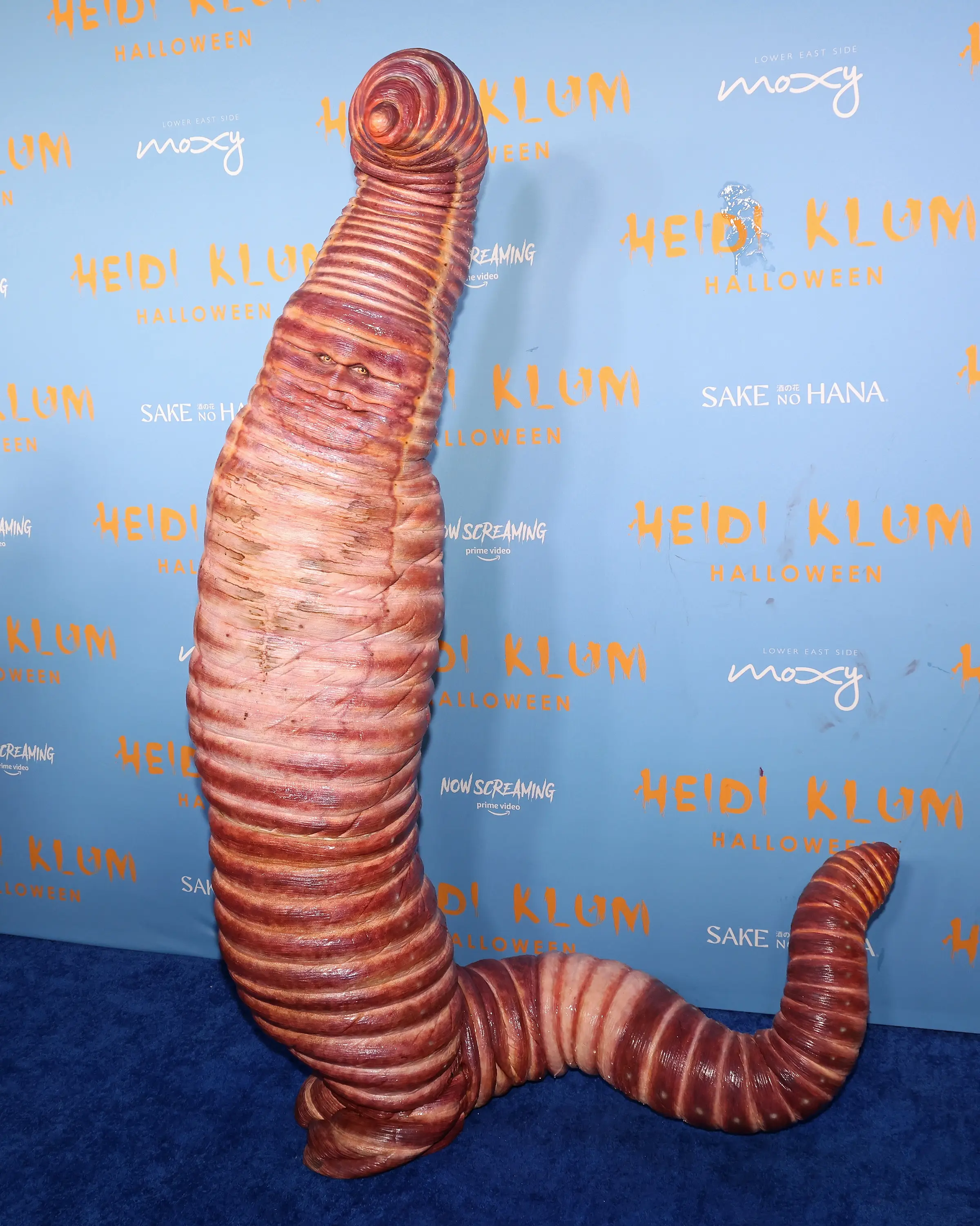 Klum stole the show for the first post-pandemic 'Heidiween' and went as a worm (Taylor Hill/Getty Images)