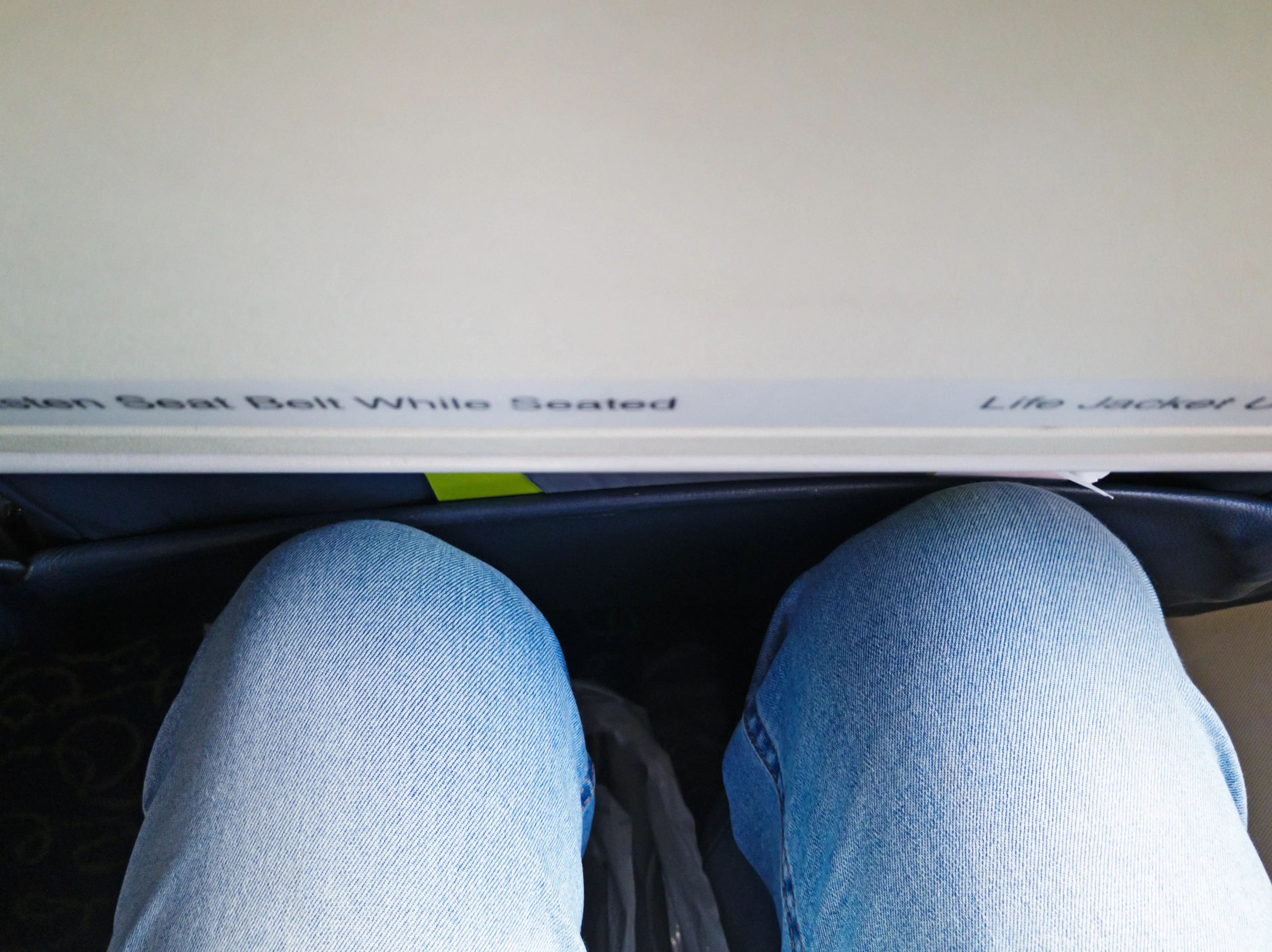 There's not much legroom on planes, and even less if you're vertically blessed. (Getty Stock Photo)