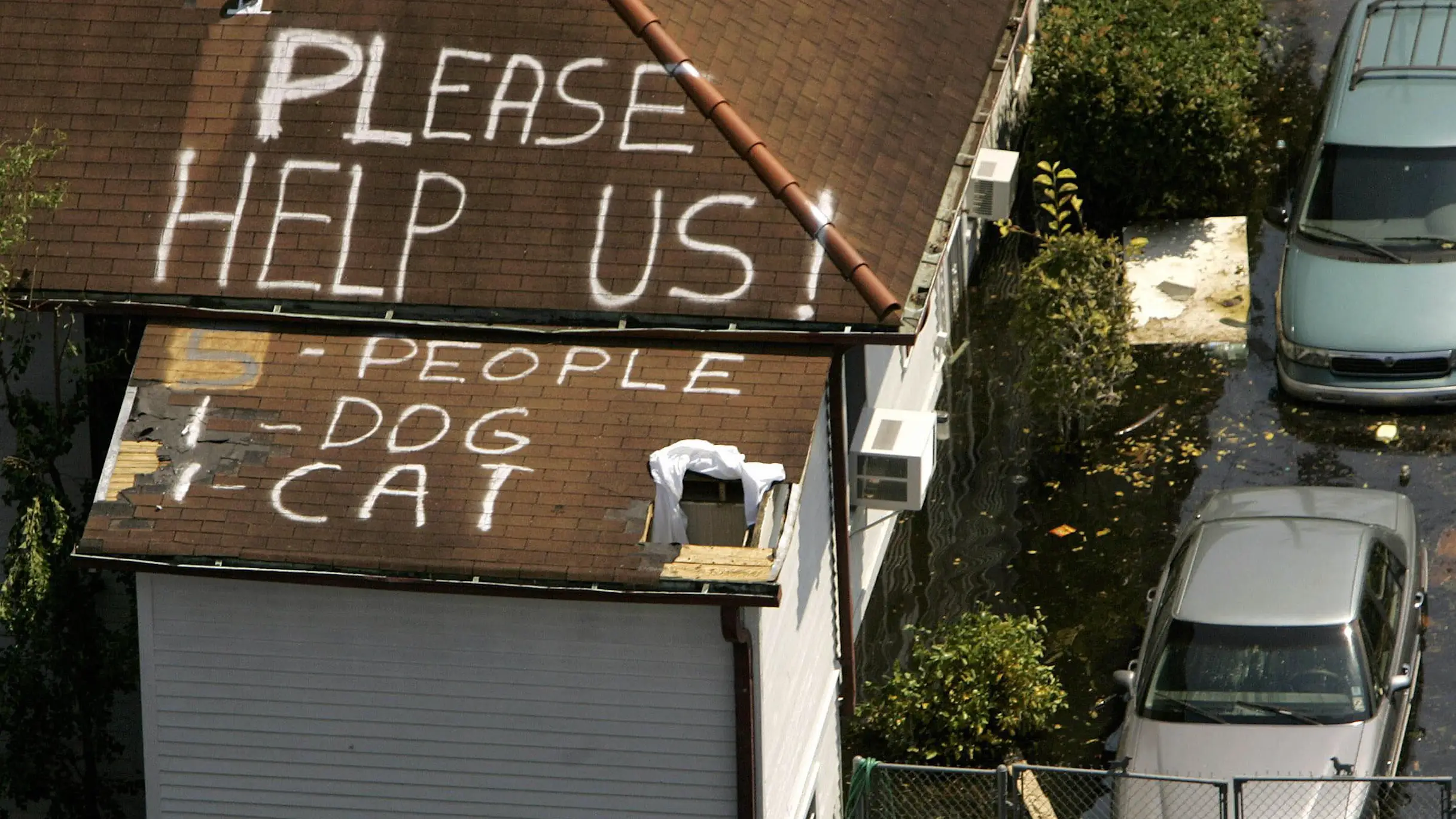 Hurricane Katrina devastated New Orleans and its surrounding areas (Getty Images/AFP)