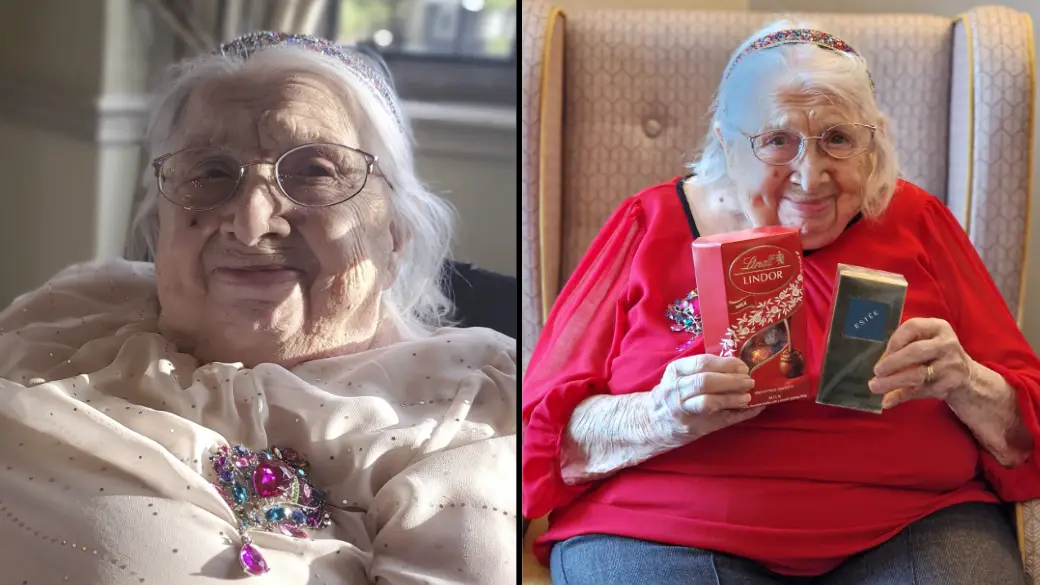100-year-old woman says her secret to a long life is not talking to strange men