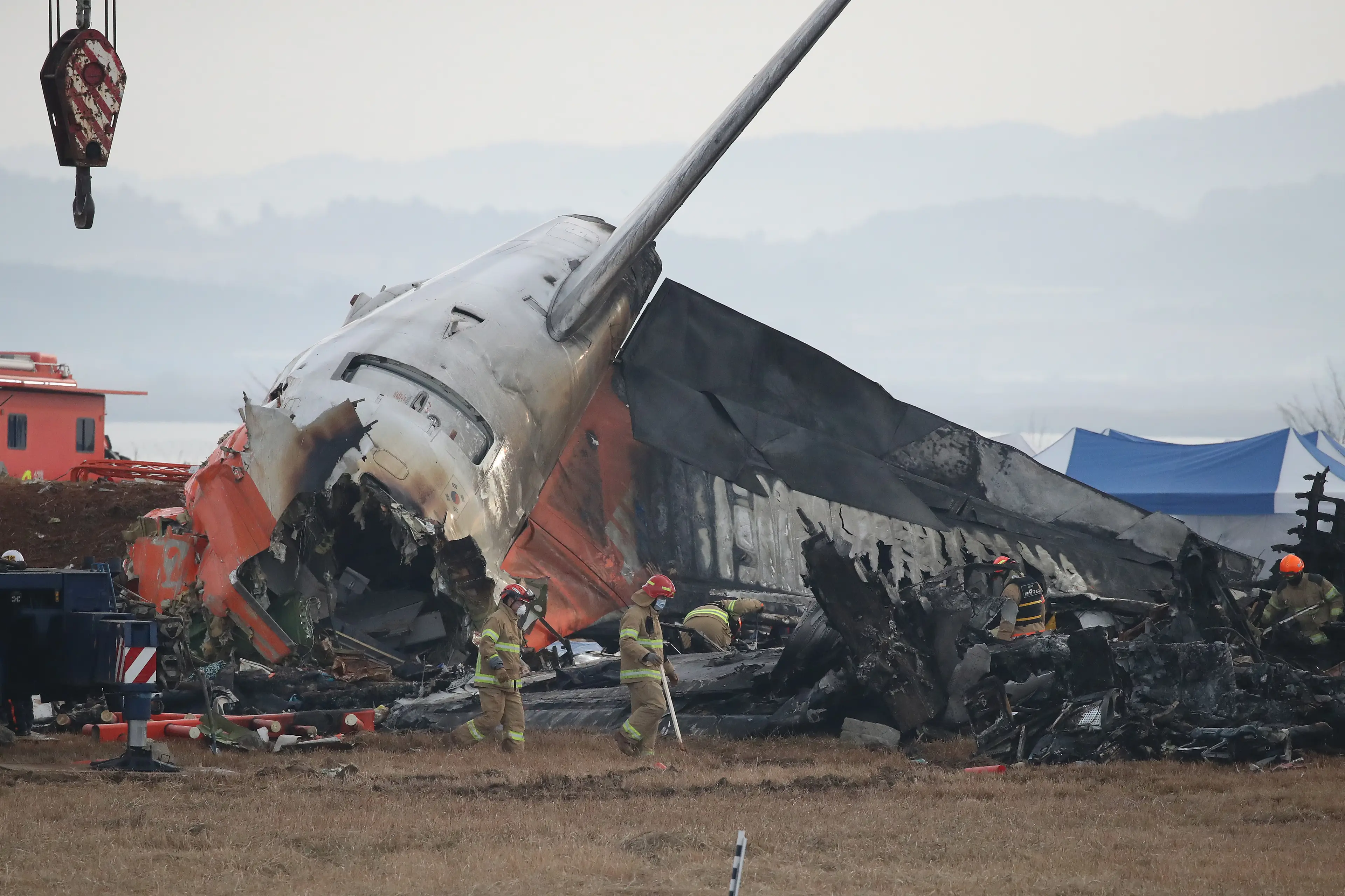 The plane crashed in December (Chung Sung-Jun/Getty Images)