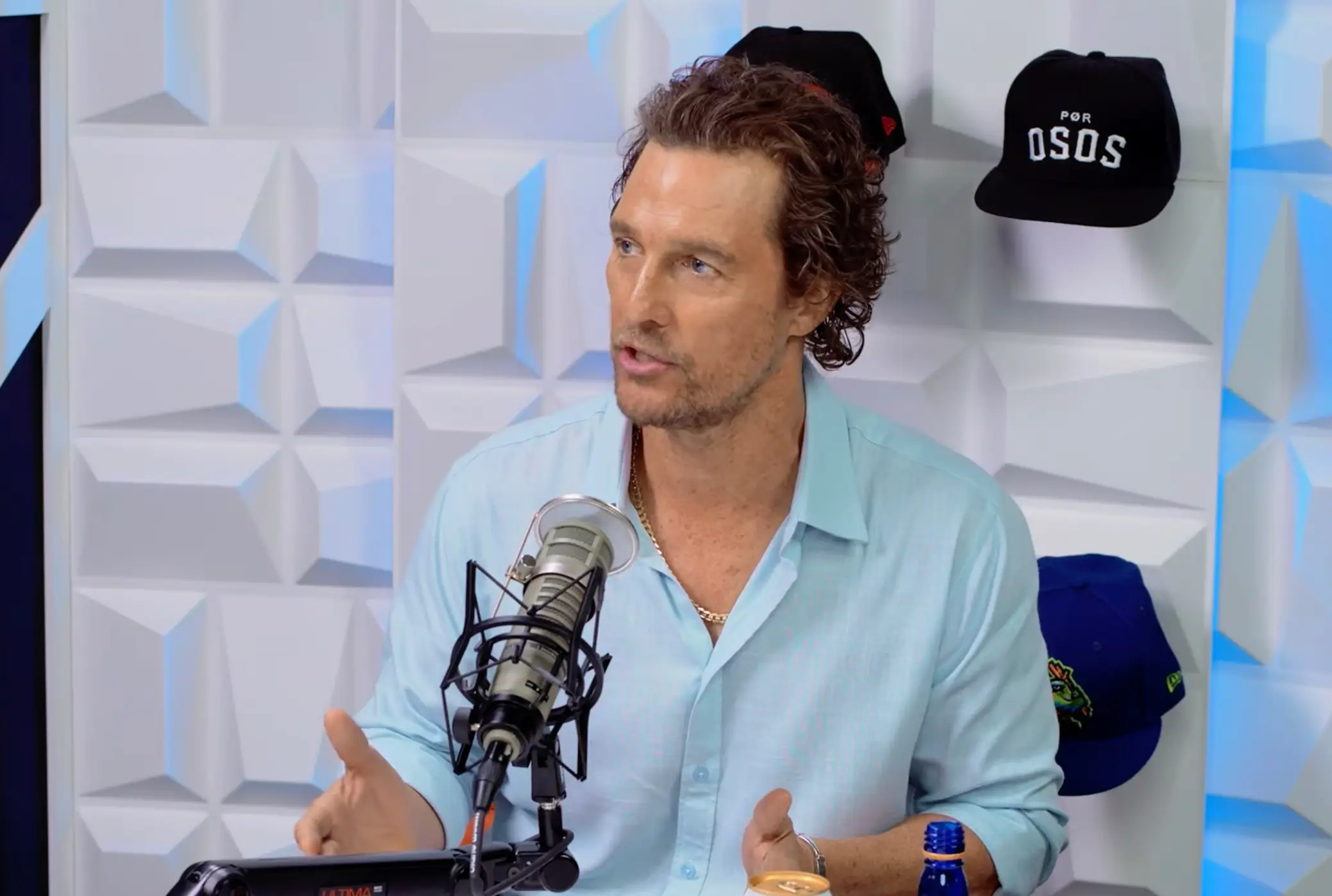 Matthew McConaughey revealed he was the inspiration behind the chest thumping scene (YouTube/YMHStudios)