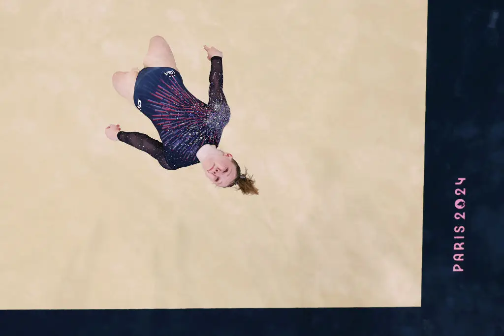 Jade Carey of Team USA doing what she does best (Dan Mullan/Getty Images)