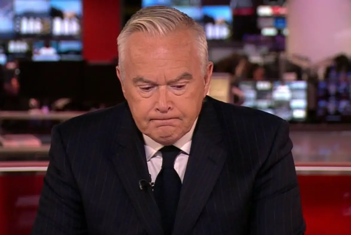 Huw broke the news of the Queen's death to BBC viewers.