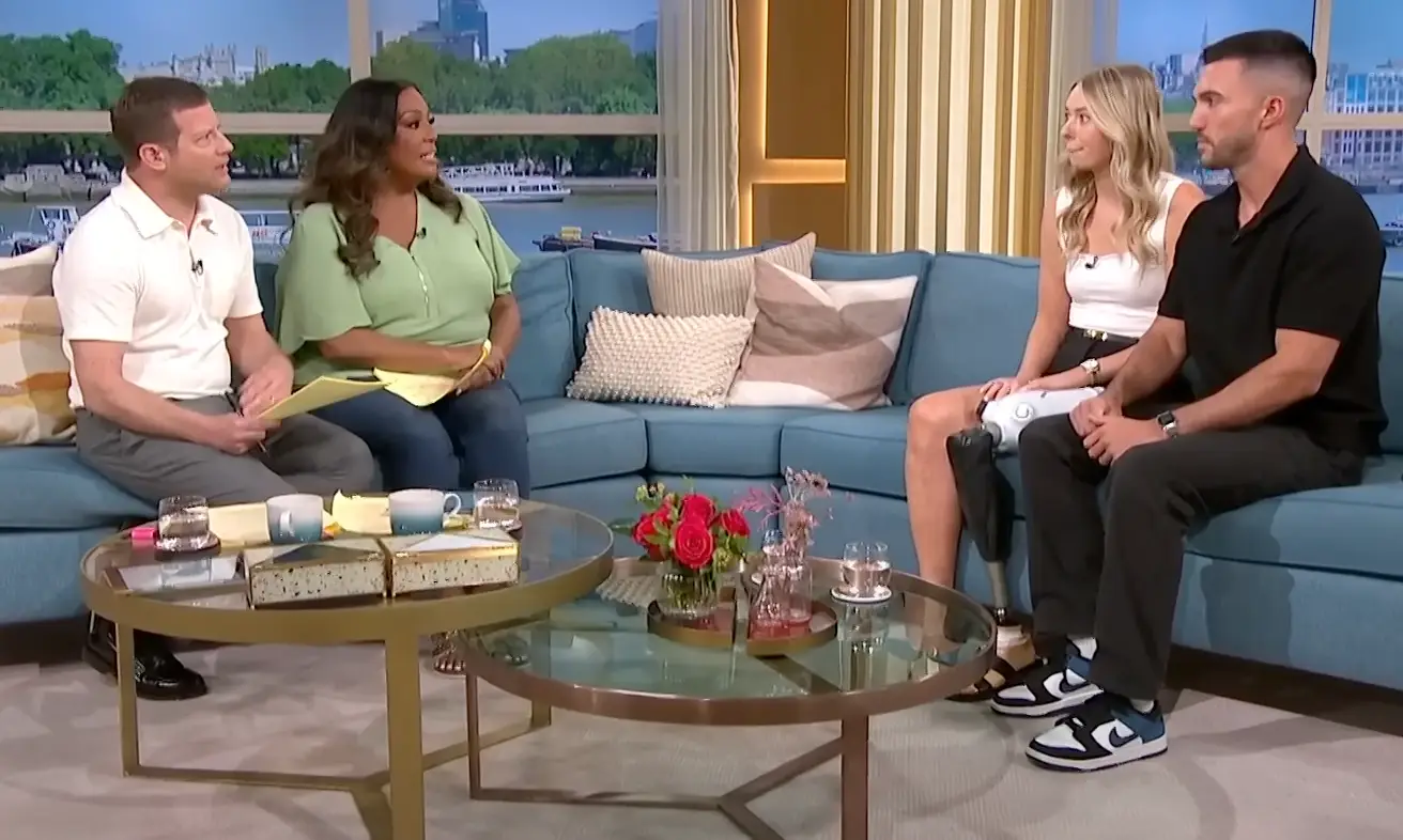 The Alton Towers crash survivors were on This Morning. (ITV)