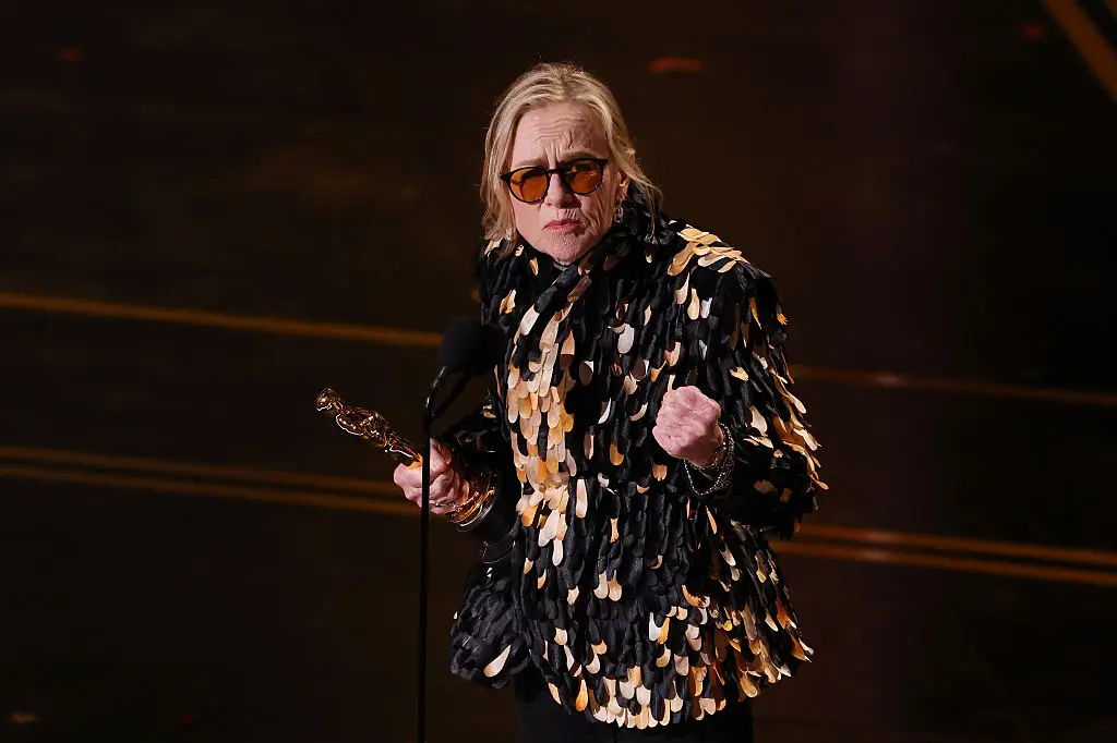 Amy Madigan won for Weapons (Kevin Winter/Getty Images)