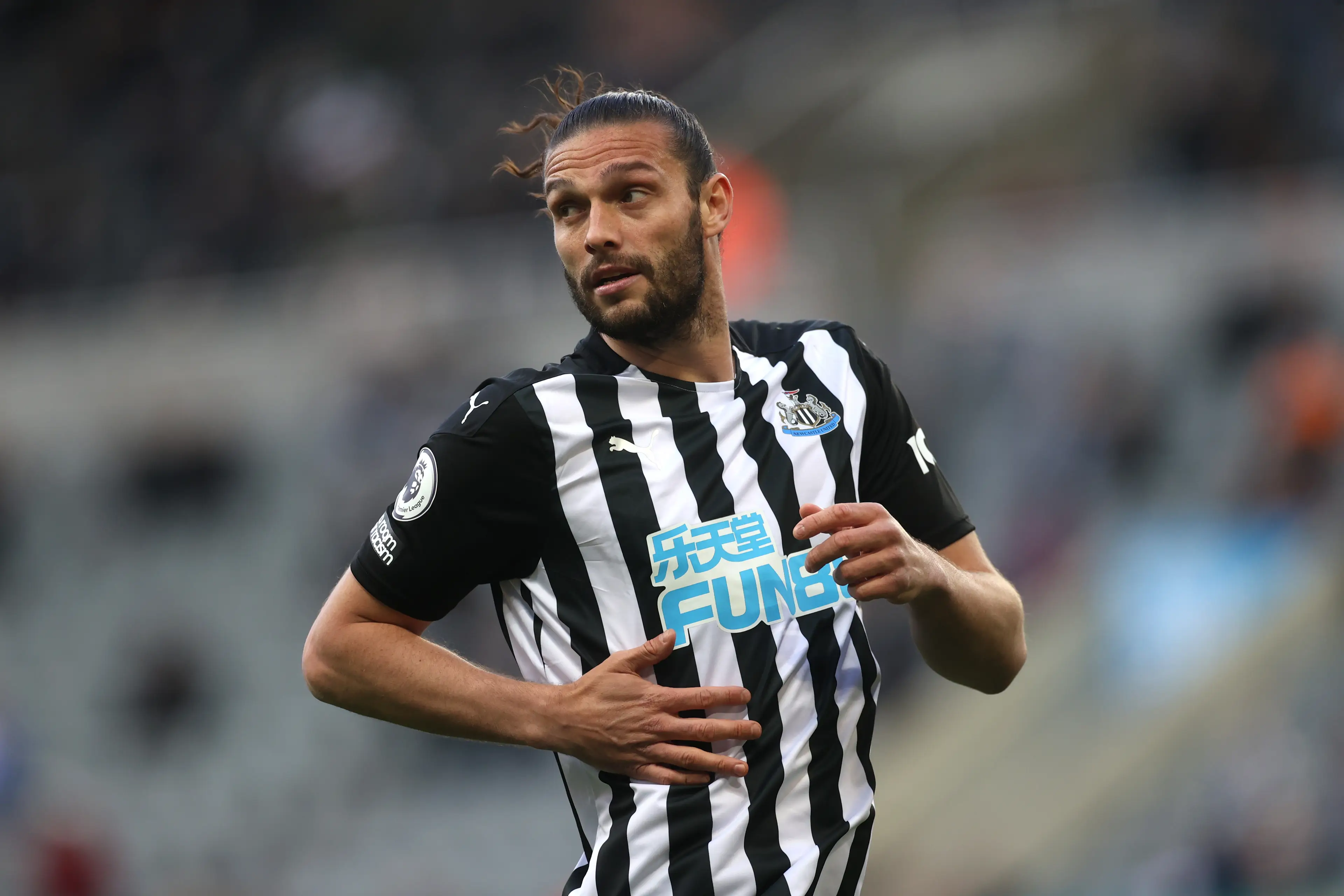 He was playing for Newcastle at the time. (Carl Recine - Pool/Getty Images)