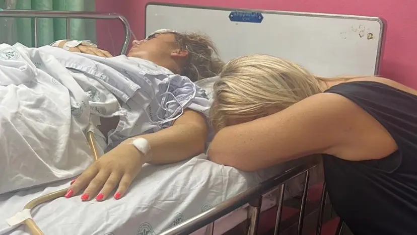 Her parents flew to Thailand to be with her.