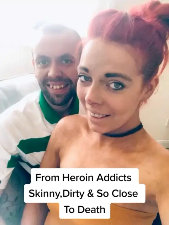 Holly and Jake before they got clean.