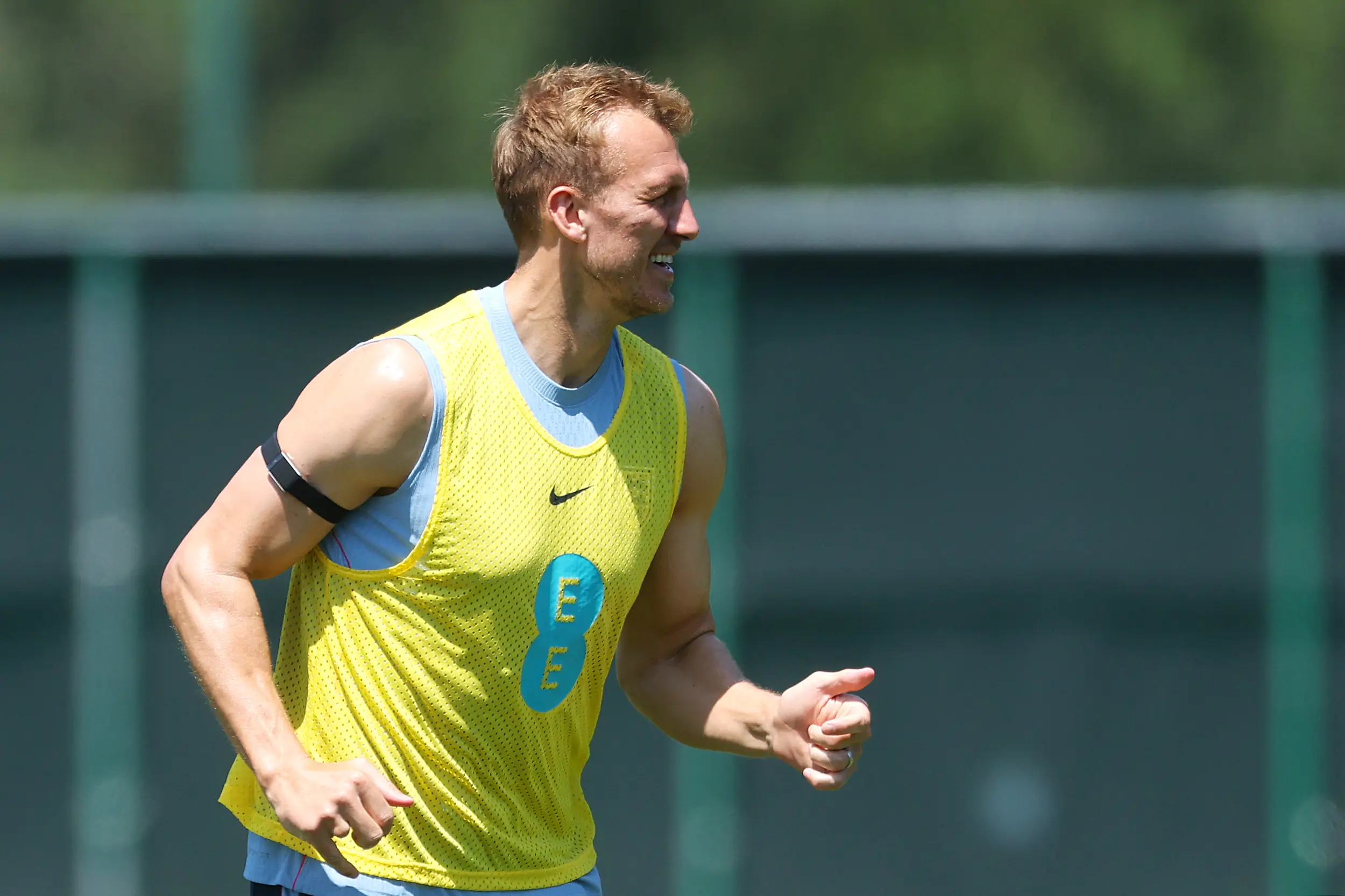Dan Burn in England training. (Richard Pelham/Getty Images)