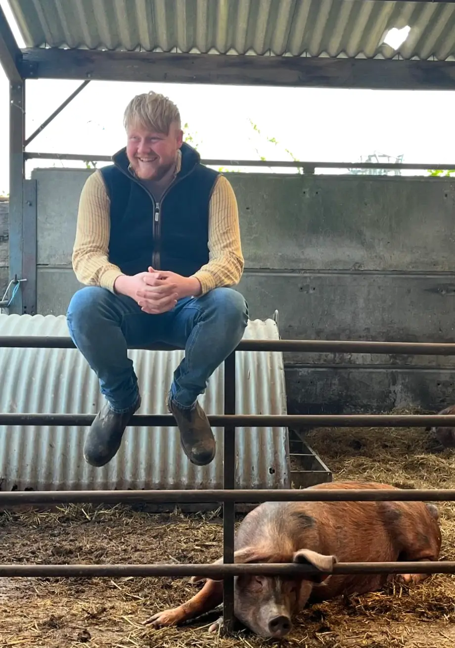 He's happiest on the farm (Instagram/@cooper_kaleb)
