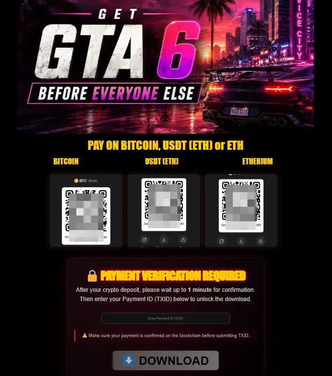 A scam advert spotted by the Malwarebytes team (Malwarebytes)