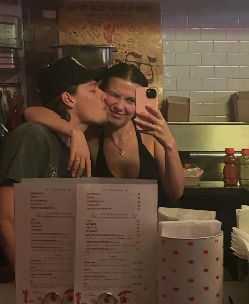 The couple appear to be taking to parenthood like ducks to water (Instagram/@milliebobbybrown)