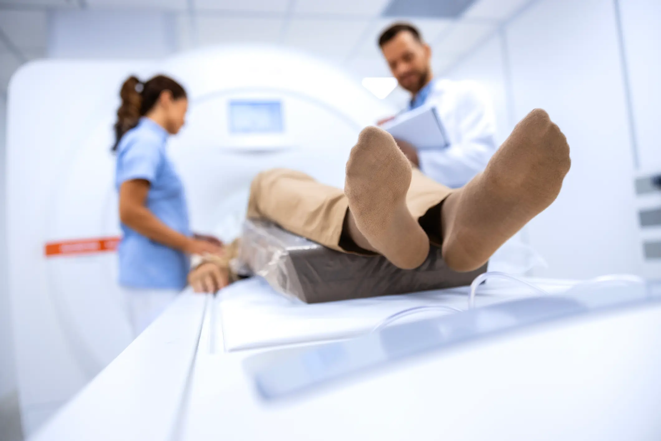 The 40-year-old passed away after the gun discharged into his stomach in the MRI machine.