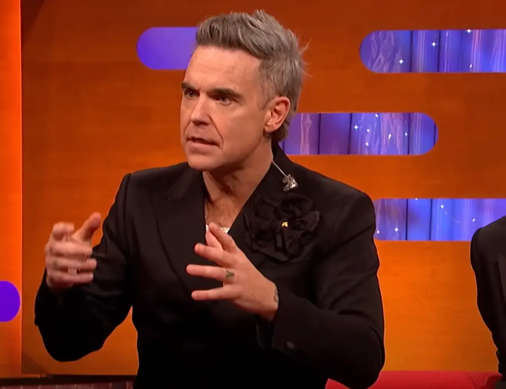 Robbie Williams was on the Graham Norton Show hours later (BBC)