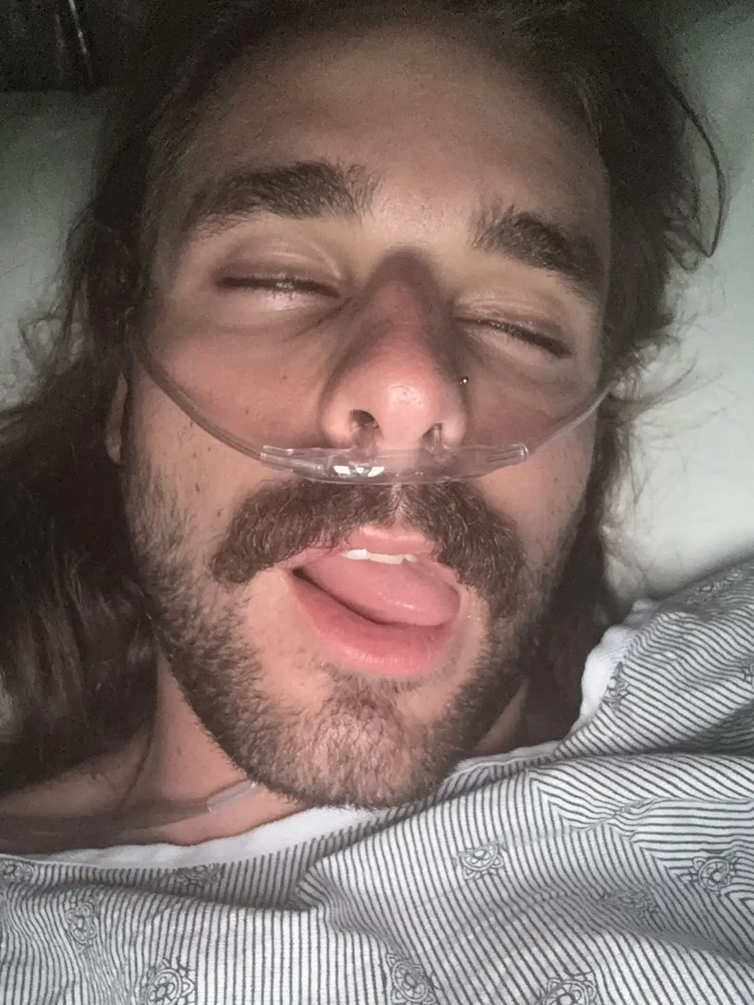 The factory worker was told that 10 percent of his lung had collapsed and his vaping habit was to blame (Kennedy News and Media)