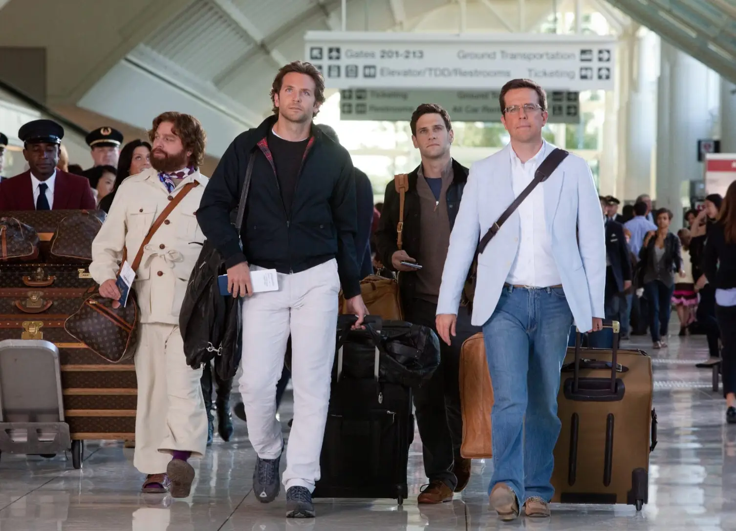 The boys were back after the success of the first Hangover.