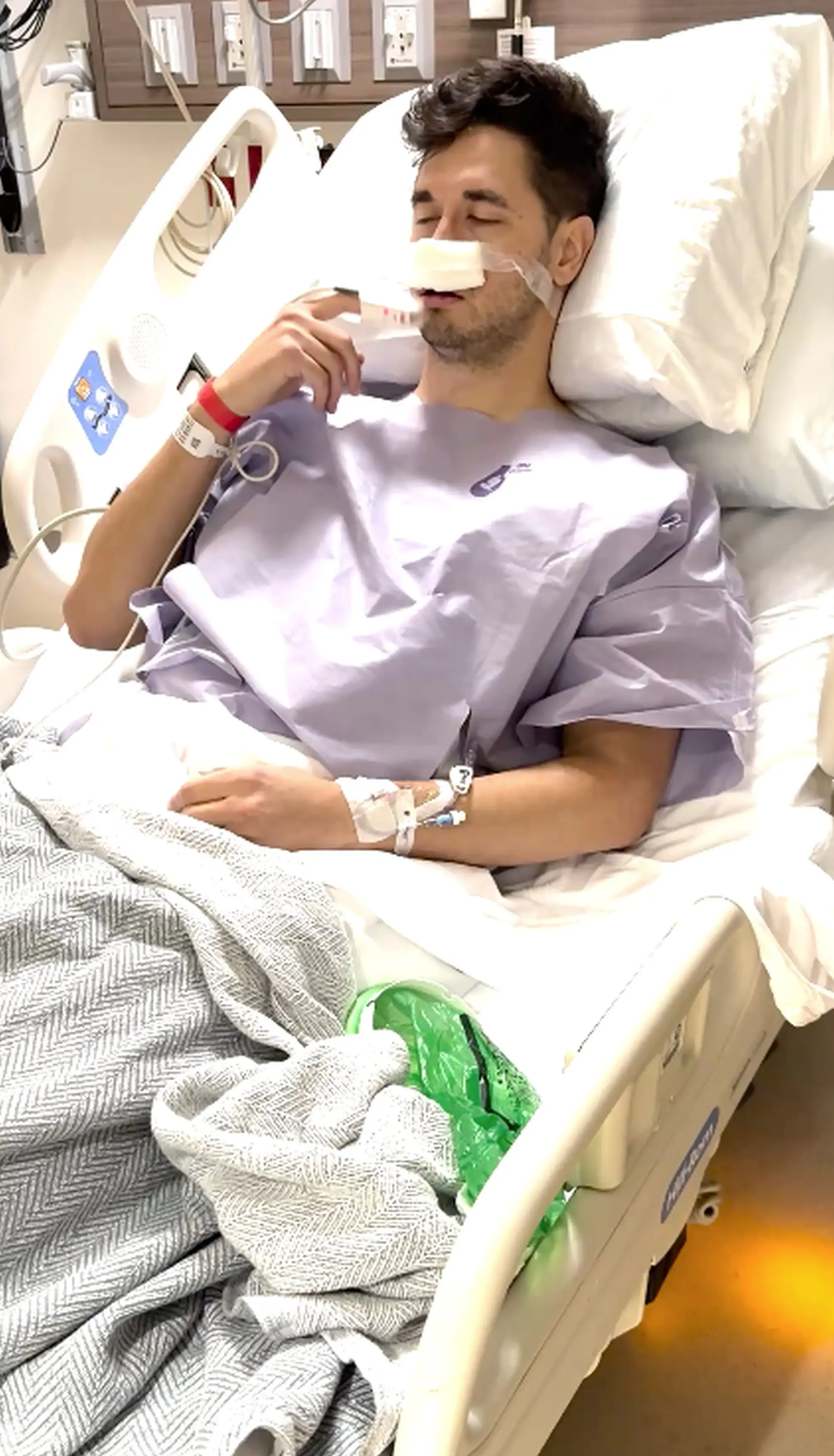 He says he was 'confused' by people asking him to speak English. (Kennedy News and Media)