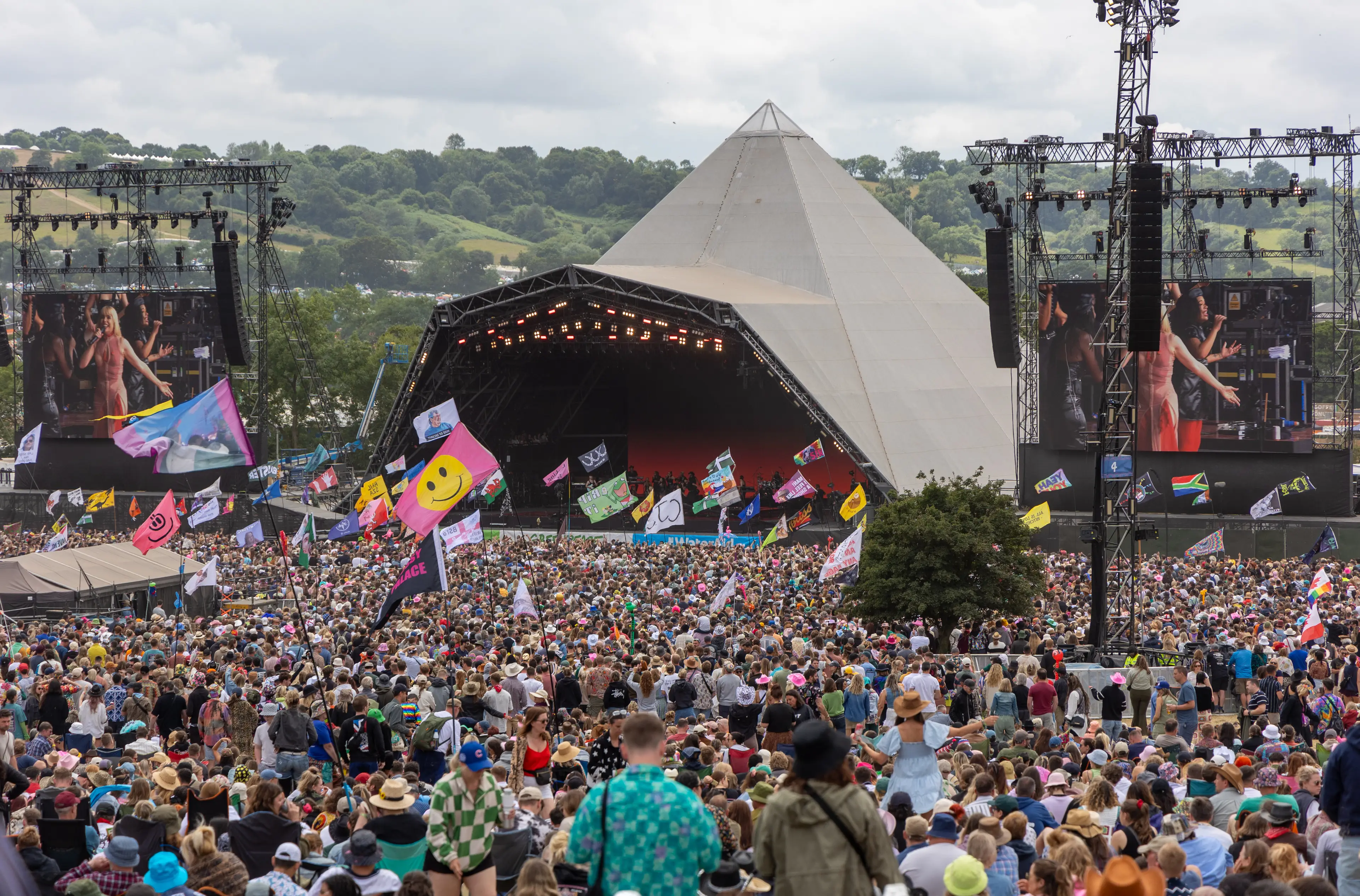 The band are set to draw huge crowds to the Pyramid Stage on Friday night (Matt Cardy/Getty Images)