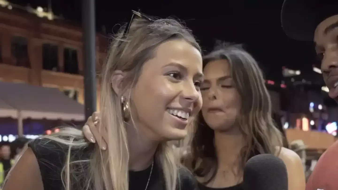 Haliey Welch, AKA Hawk Tuah Girl, has launched a line of merch. (YouTube/Tim&DeeTV)