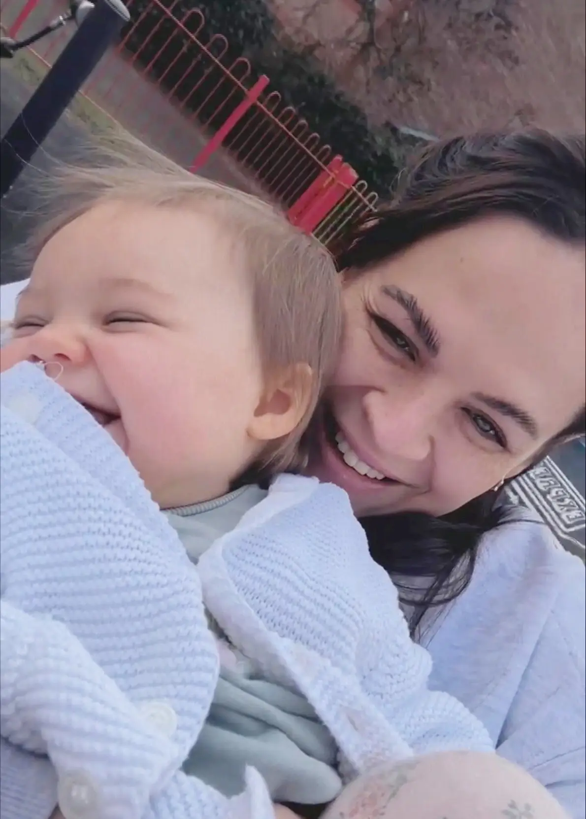 The mum urged other mothers to 'trust your guts' on their children's health (SWNS)