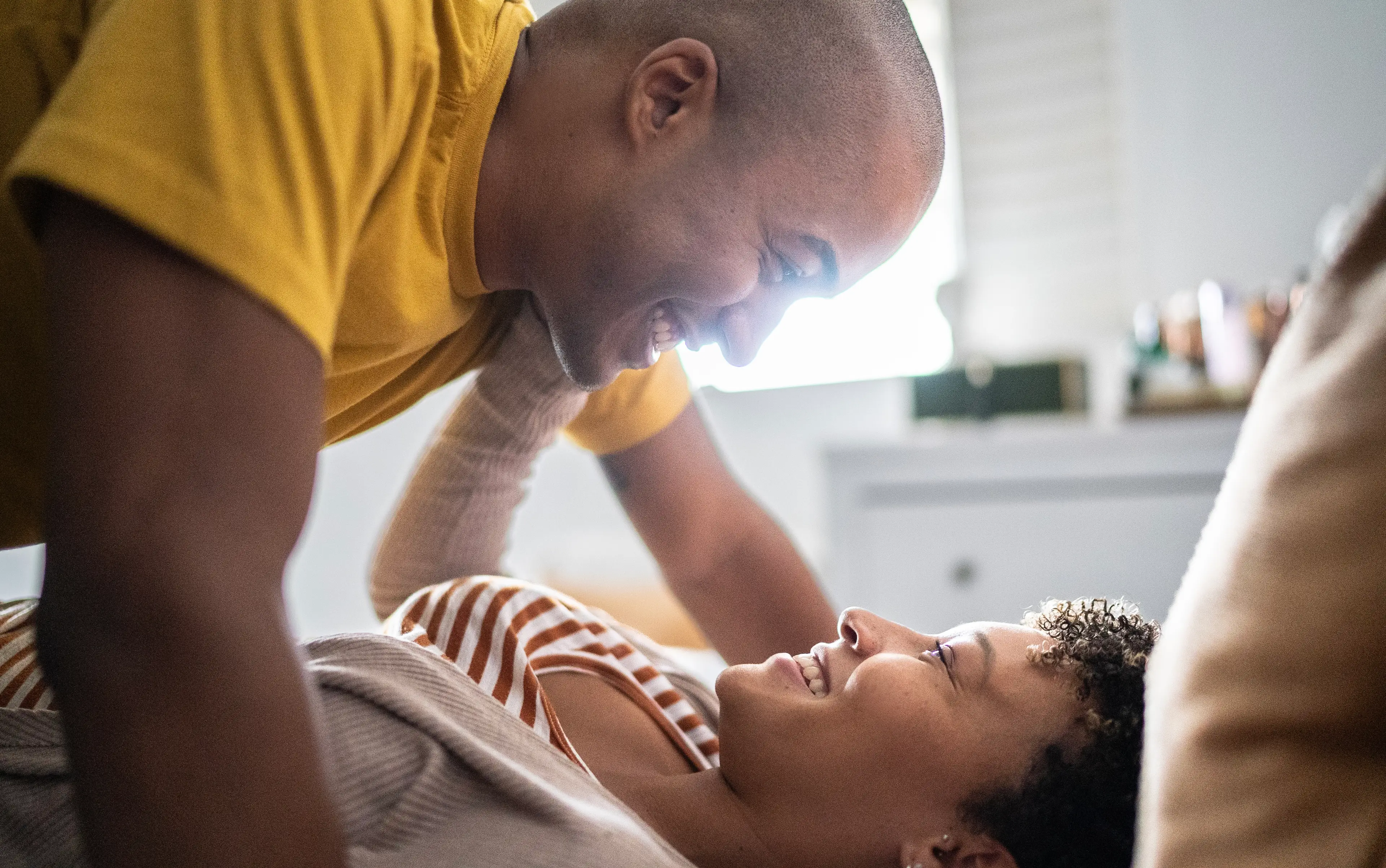 More than a dozen happy couples revealed how often they are getting it on (Getty Stock Image)