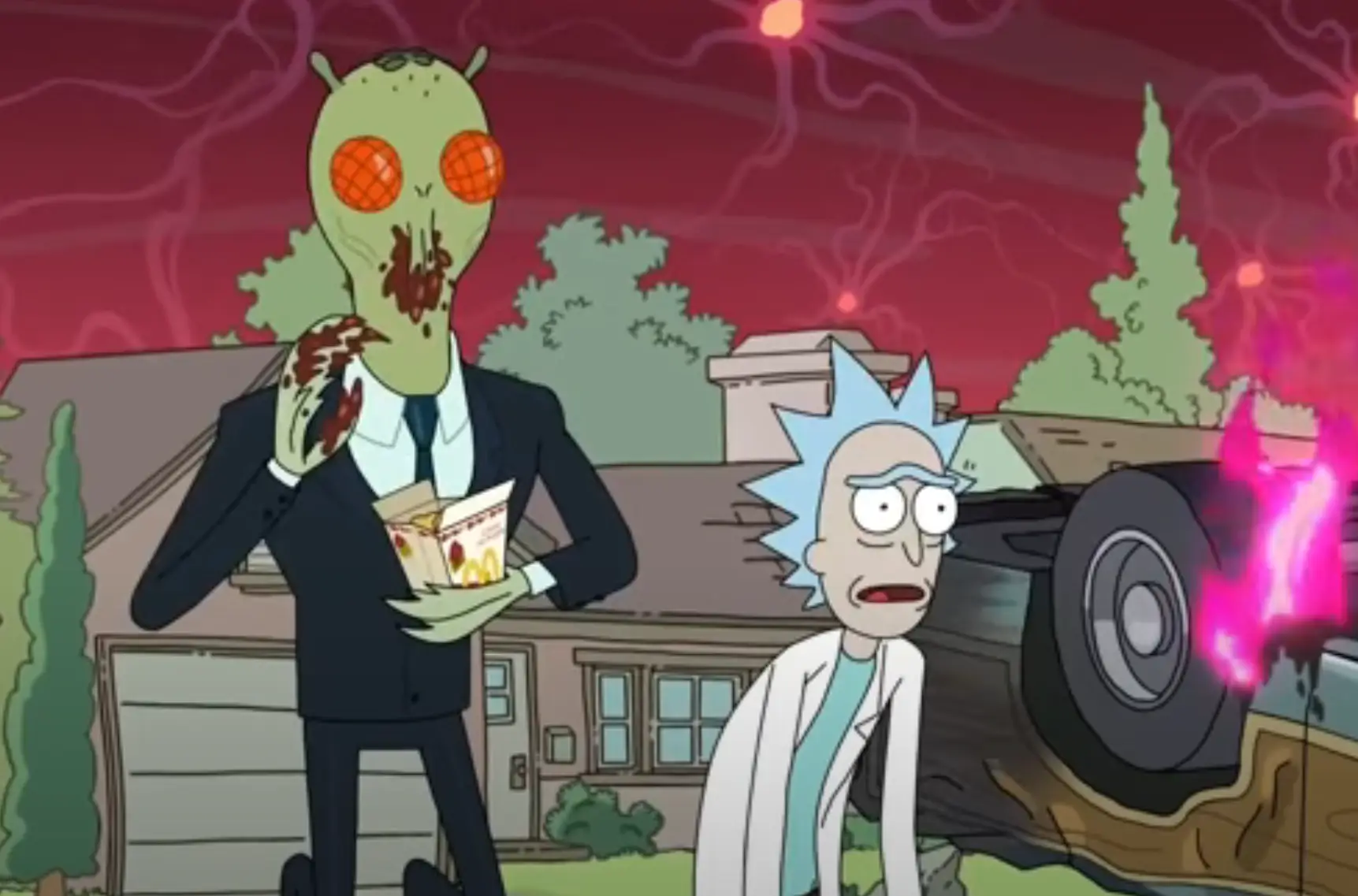 Rick and Morty helped bring back the Szechuan Sauce, and Szechuan Sauce related disturbances (Adult Swim)