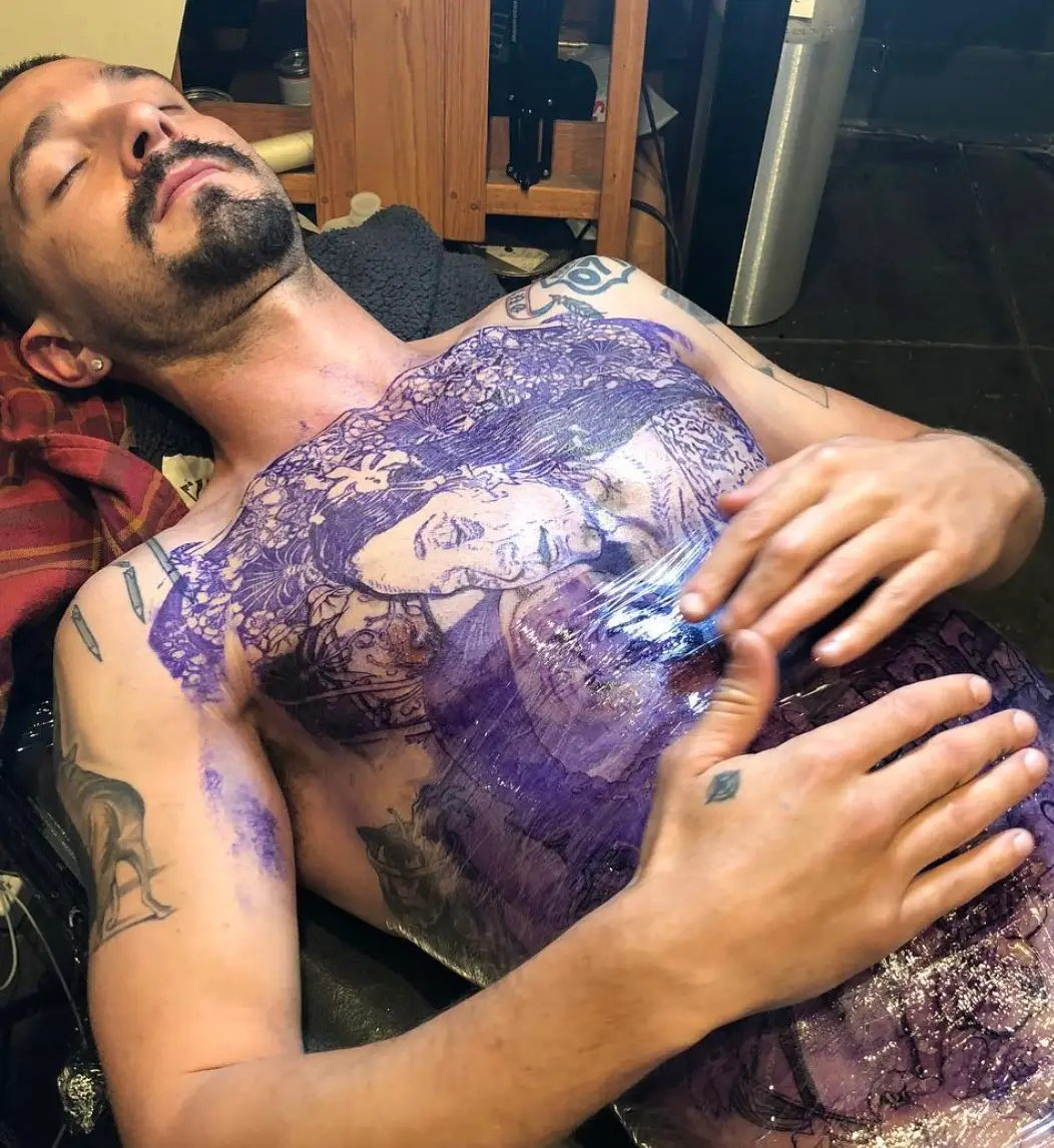 Tattoo artist Bryan Ramirez completed the detailed inking (Instagram/@bryanramirezart)