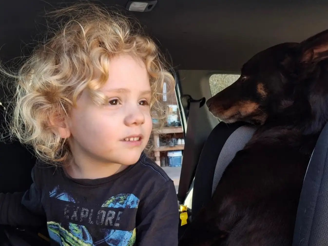 The four-year-old was playing outside at the time of his disappearance (South Australia Police)