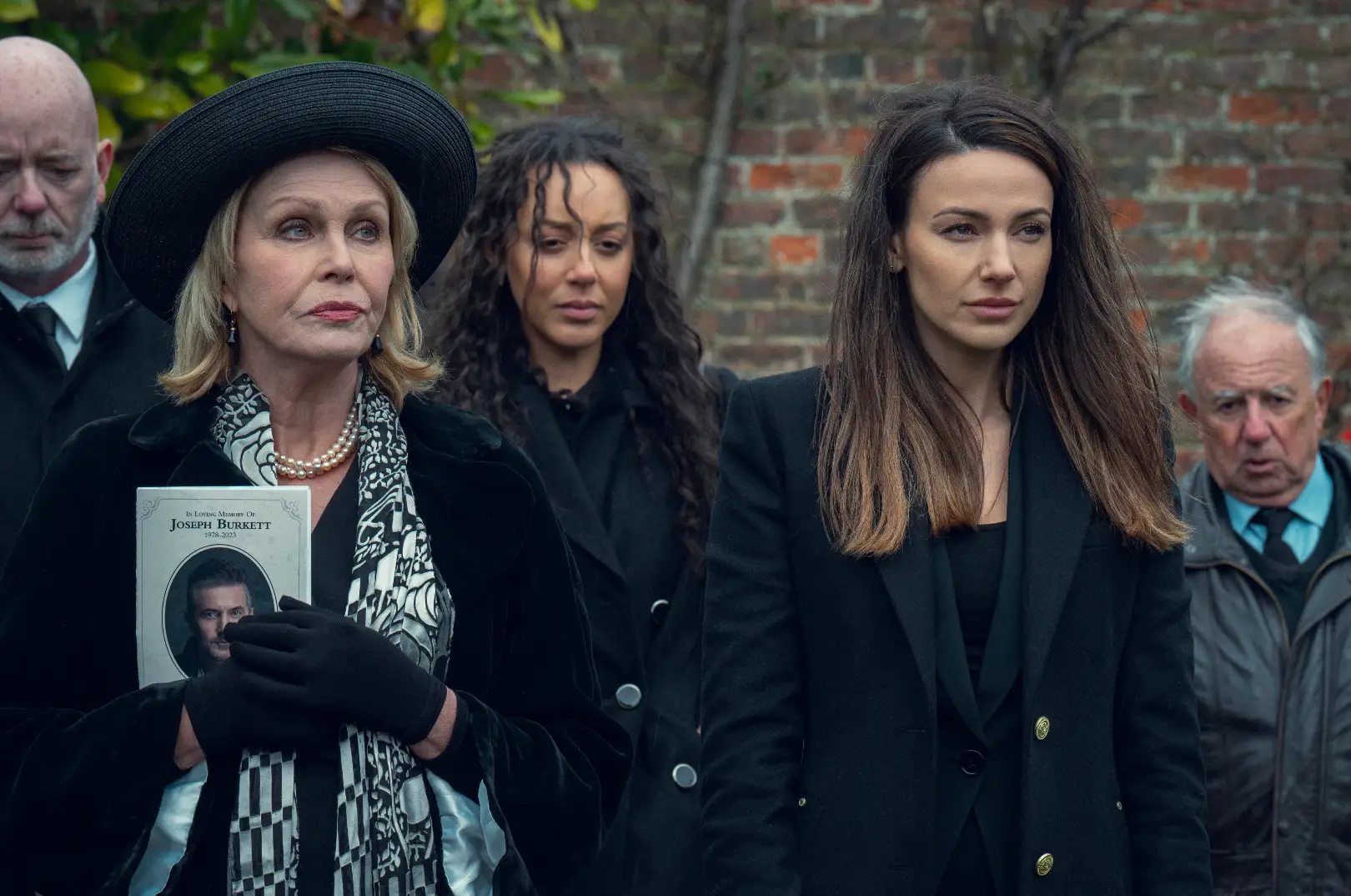 Joanna Lumley stars alongside Keegan.