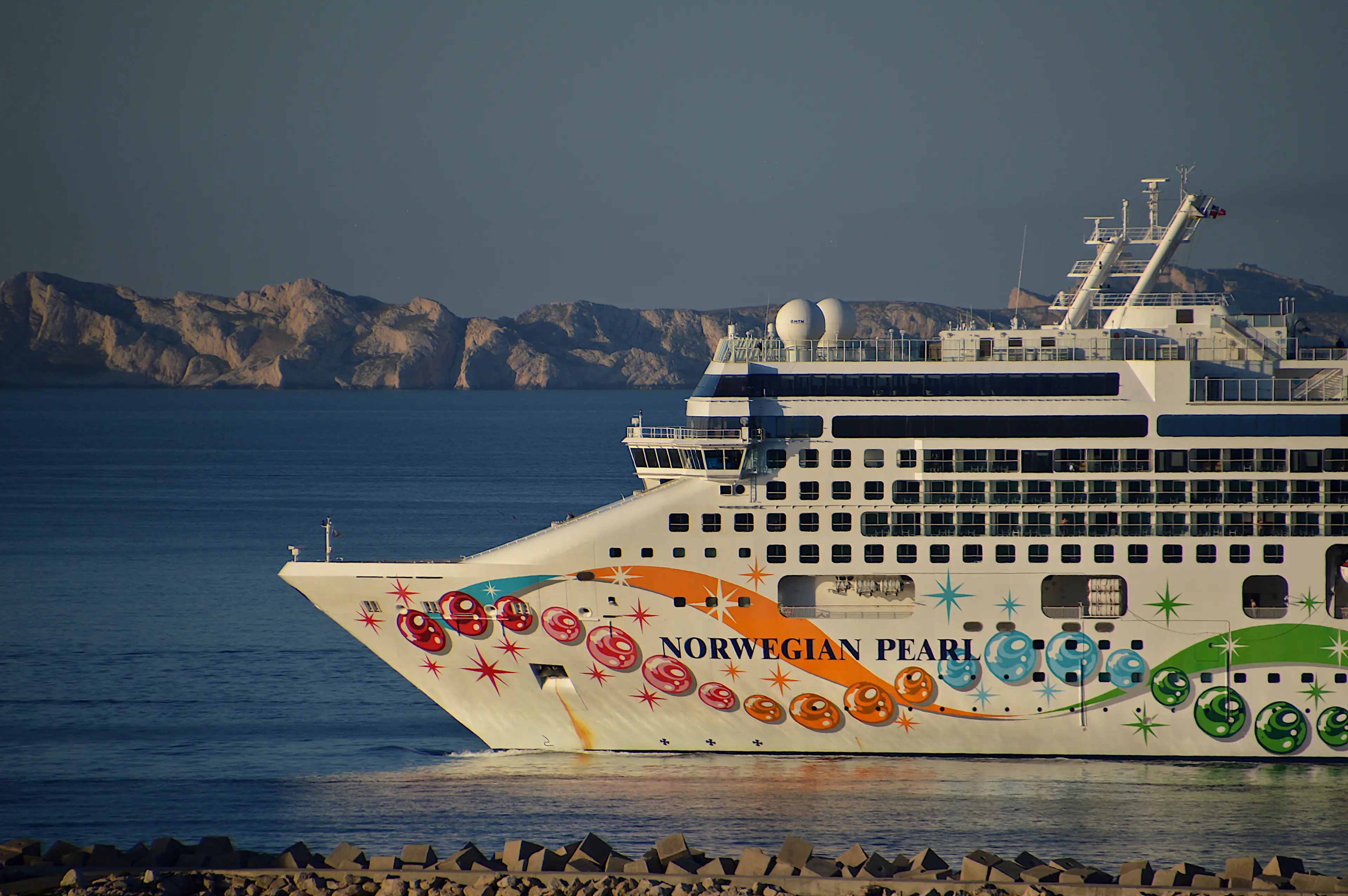 The Norwegian Pearl will be used for 2026's Big Nude Cruise. (Gerard Bottino/SOPA Images/LightRocket via Getty Images)