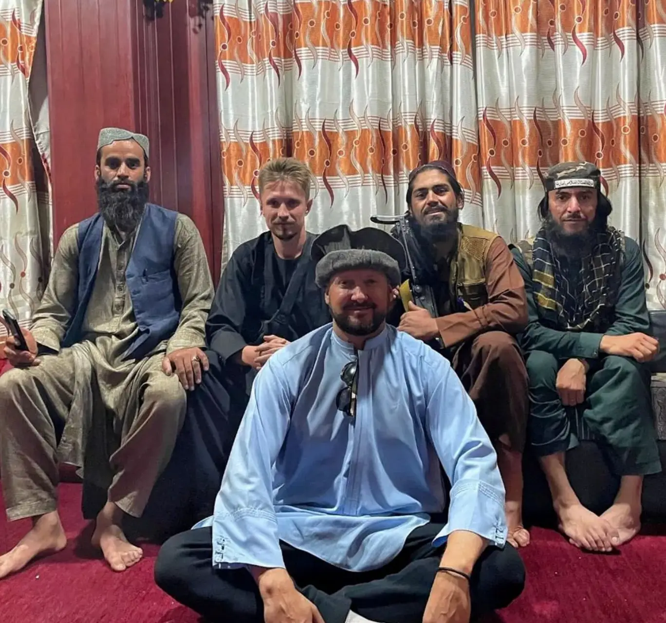 Danger tourist Ben Frier calls meeting the Taliban 'one of the scariest moments of his life' (SWNS)