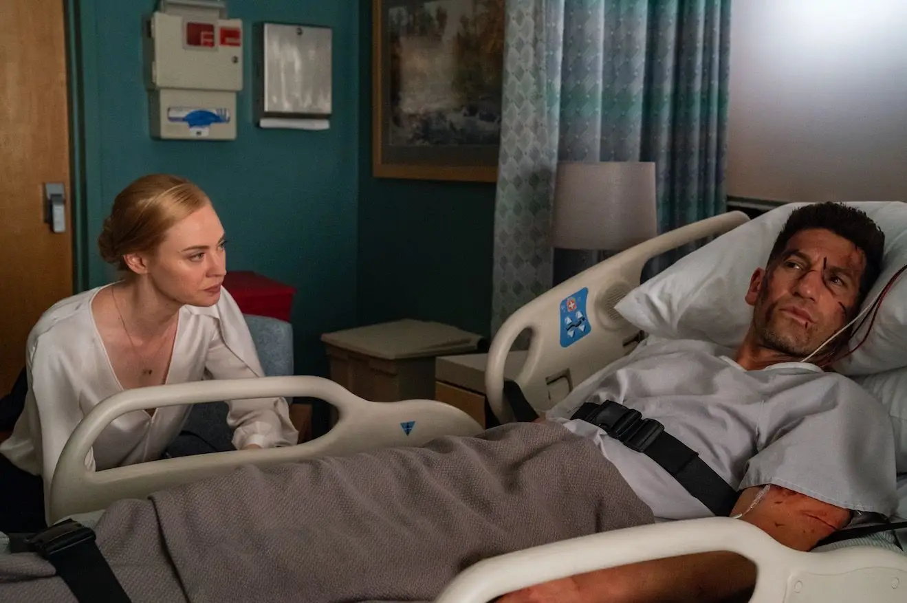 Karen Page and Frank Castle. (Marvel Studios)