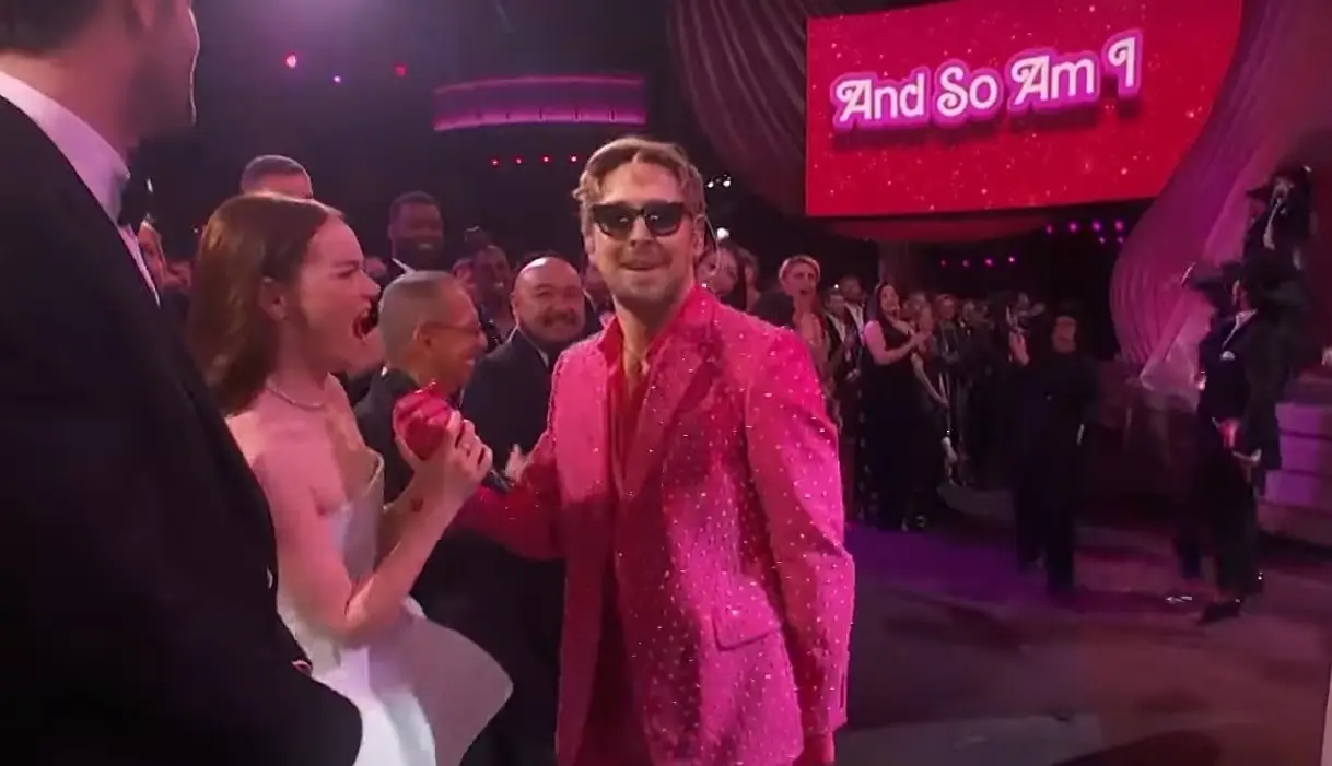 Emma Stone and Ryan Gosling had a musical moment at the Oscars.