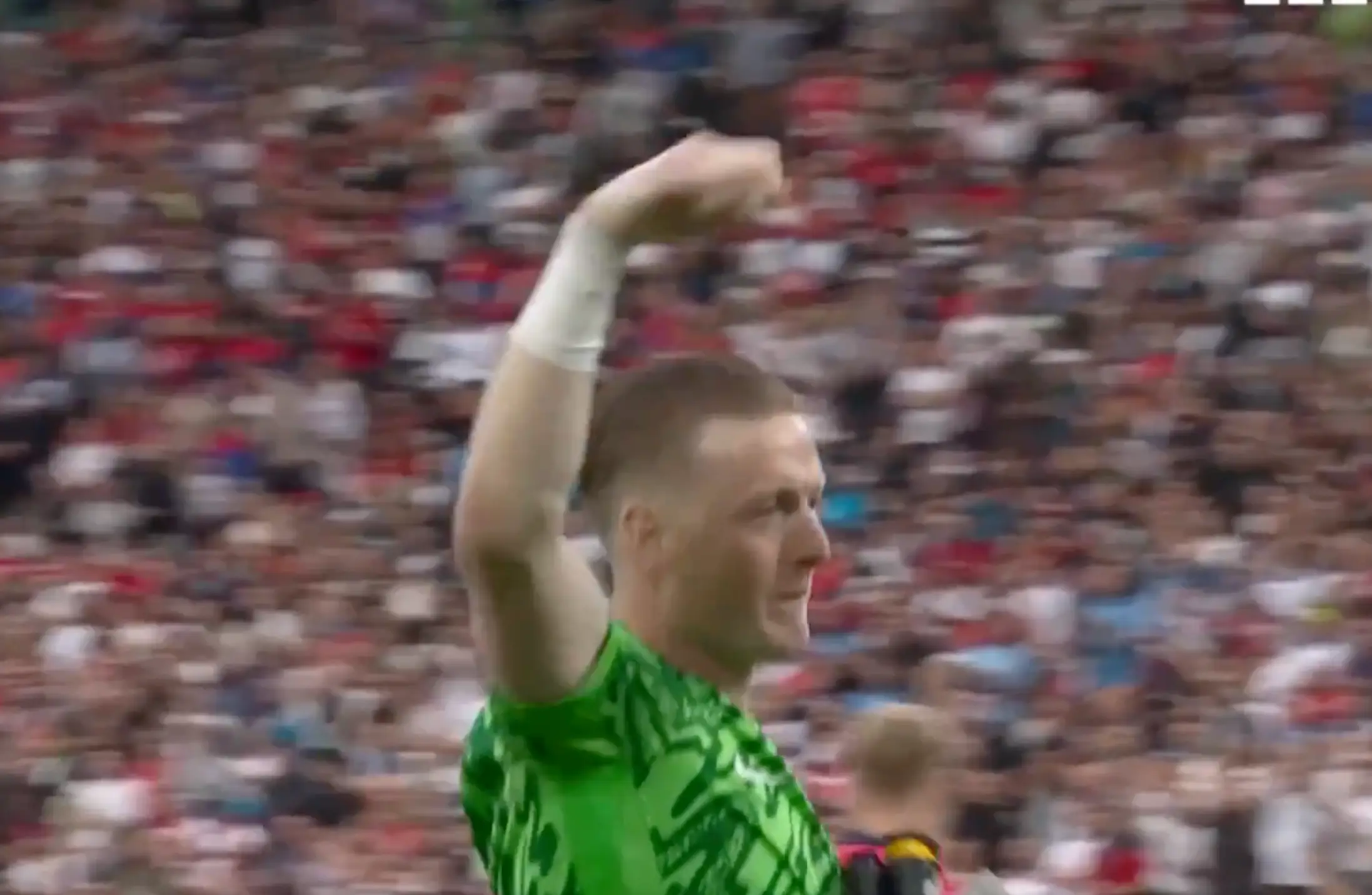 He wants to keep the ball out of his net. (BBC)