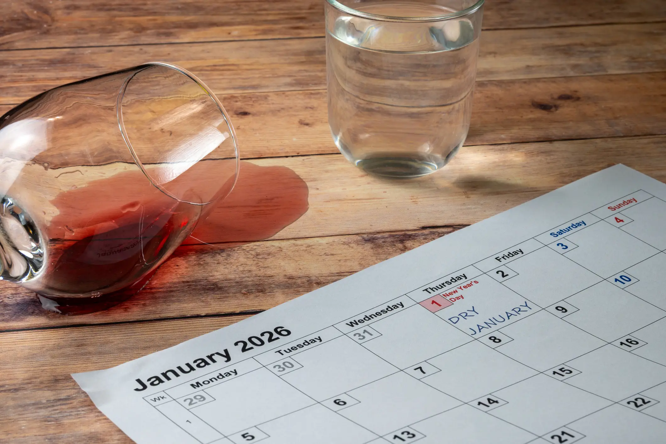 Changes include better habits, a 'reset' in your alcohol relationship and a decrease your risk of developing certain health conditions (Getty Stock Images)