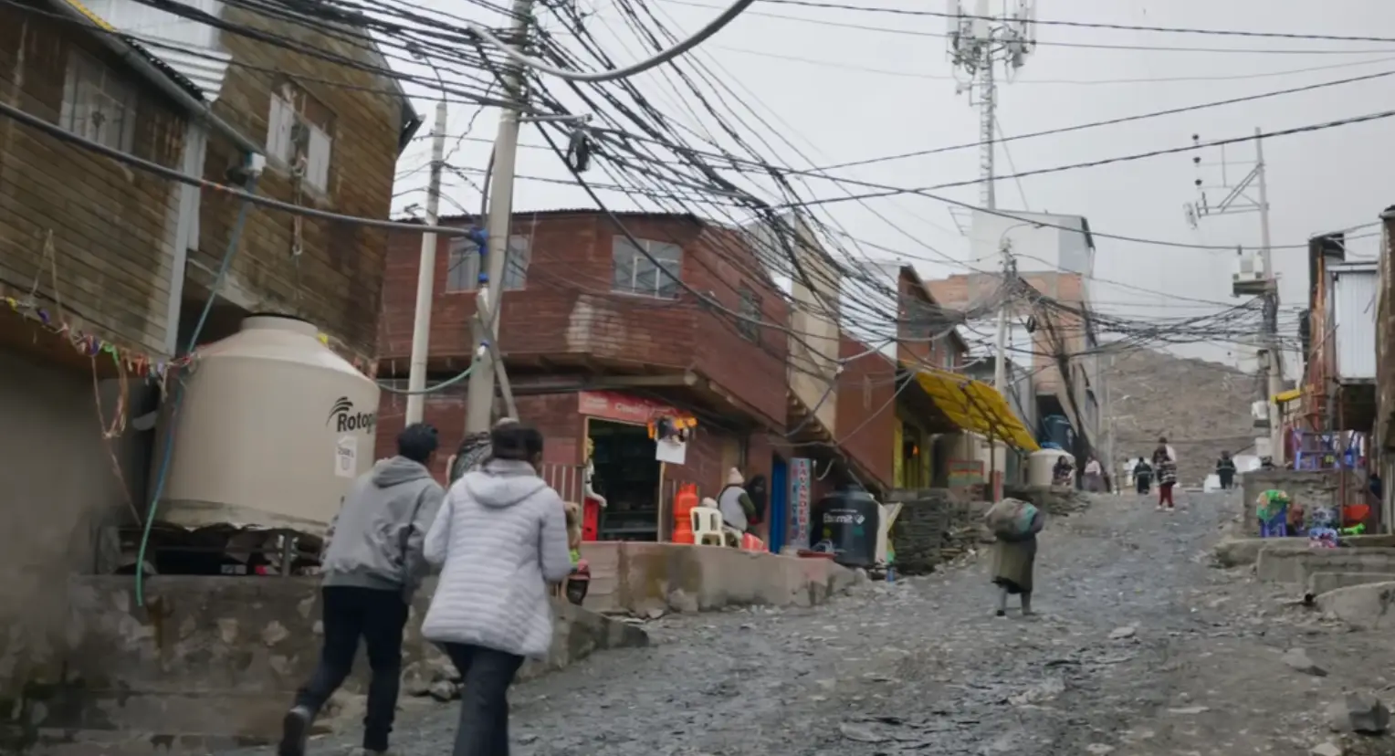 The place is described as 'lawless'. (Youtube/ Yes Theory)