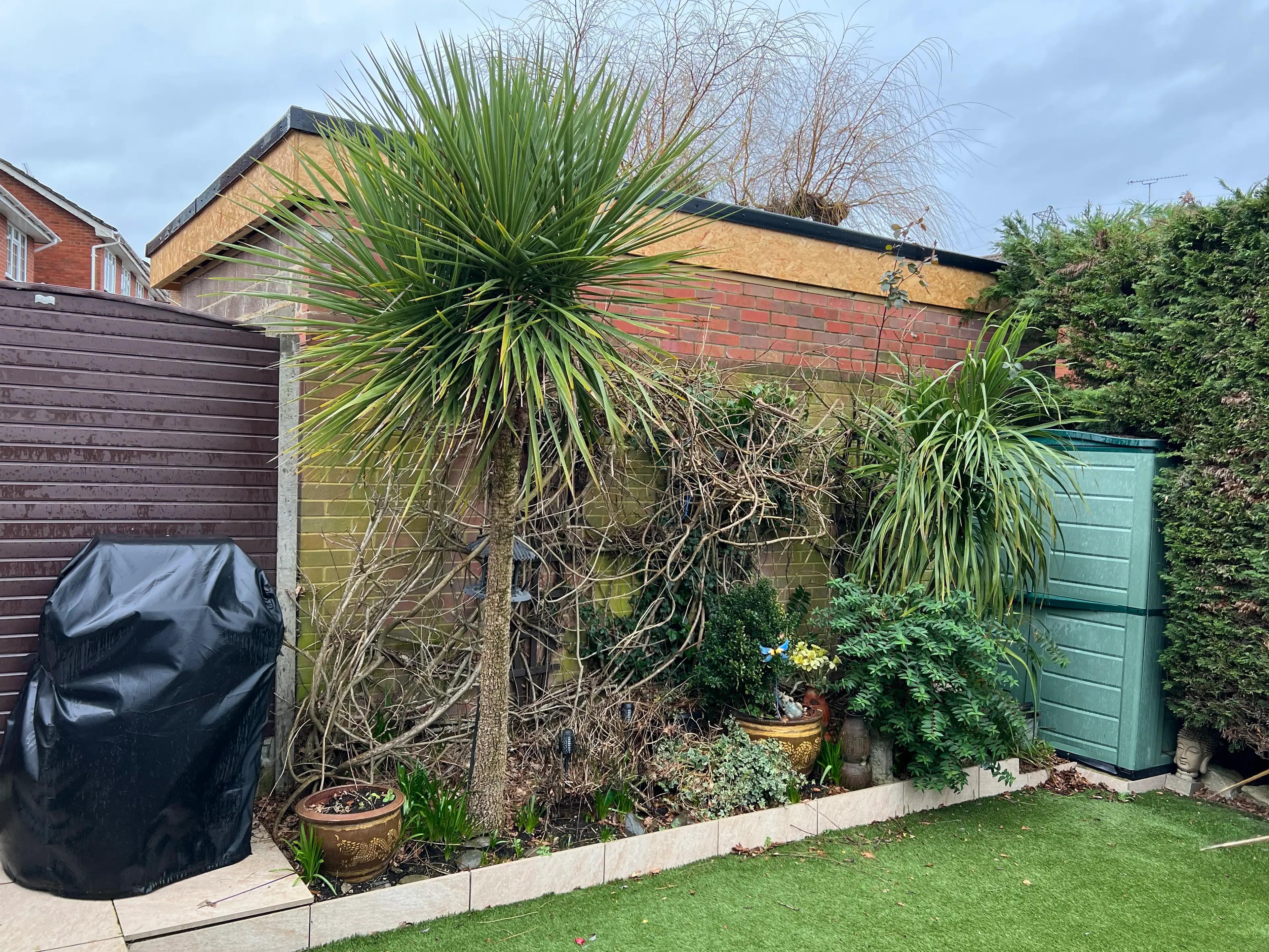 BCP Council gave the couple living next door to Gary permission to keep it (BNPS)