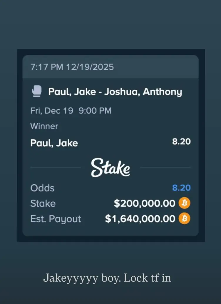 Drake bet on Paul to win (champagnepapi/Instagram)