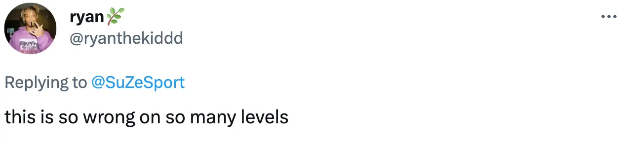 Social media users couldn't believe what they were seeing.